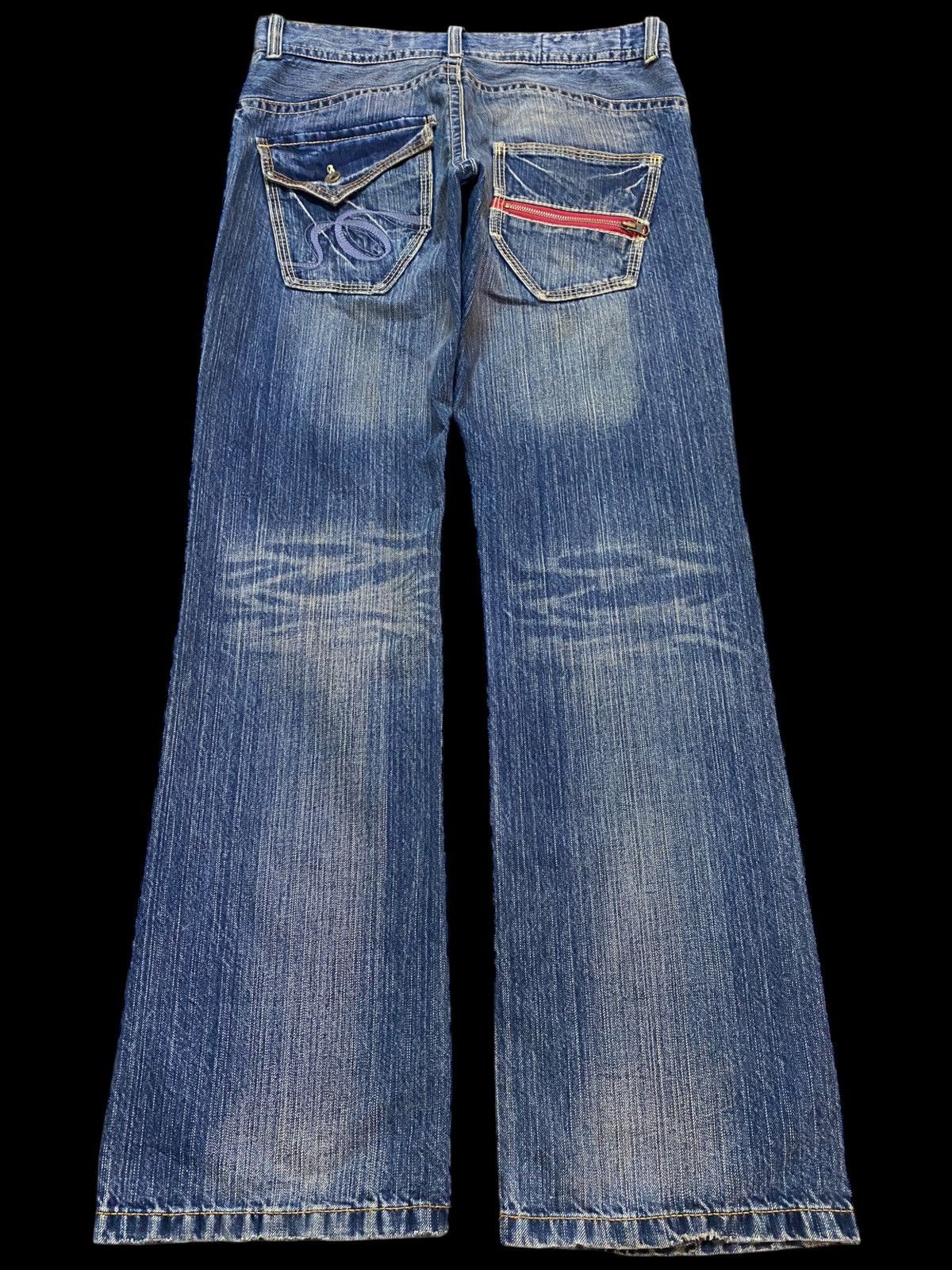 Japanese Brand Vintage Japanese Brand Rush Hour Mud Wash Baggy Jeans Size US 34 / EU 50 - 2 Thumbnail