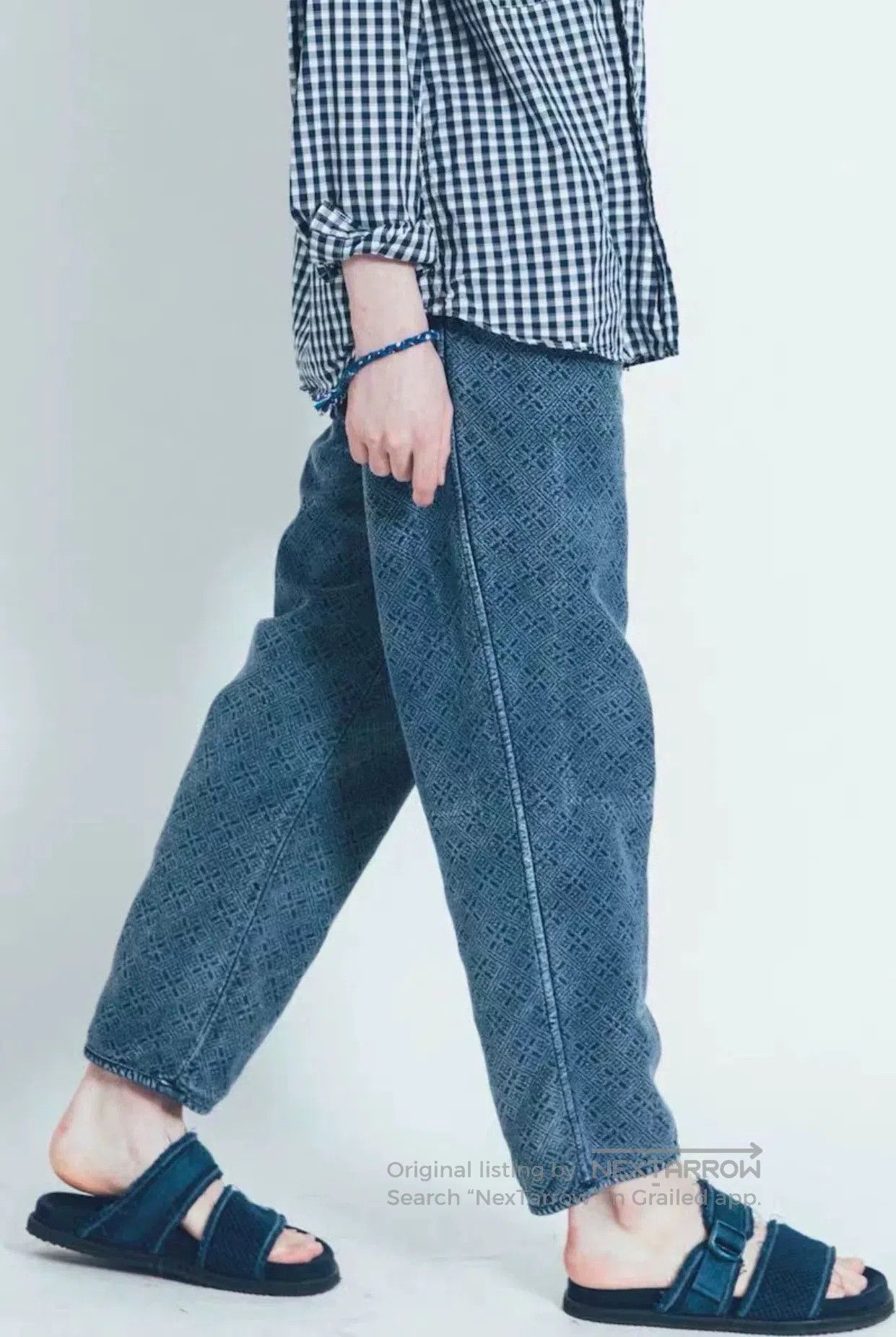 Porter Classic mastermind japan black base pants with graphics. Size 35" - 1 Thumbnail