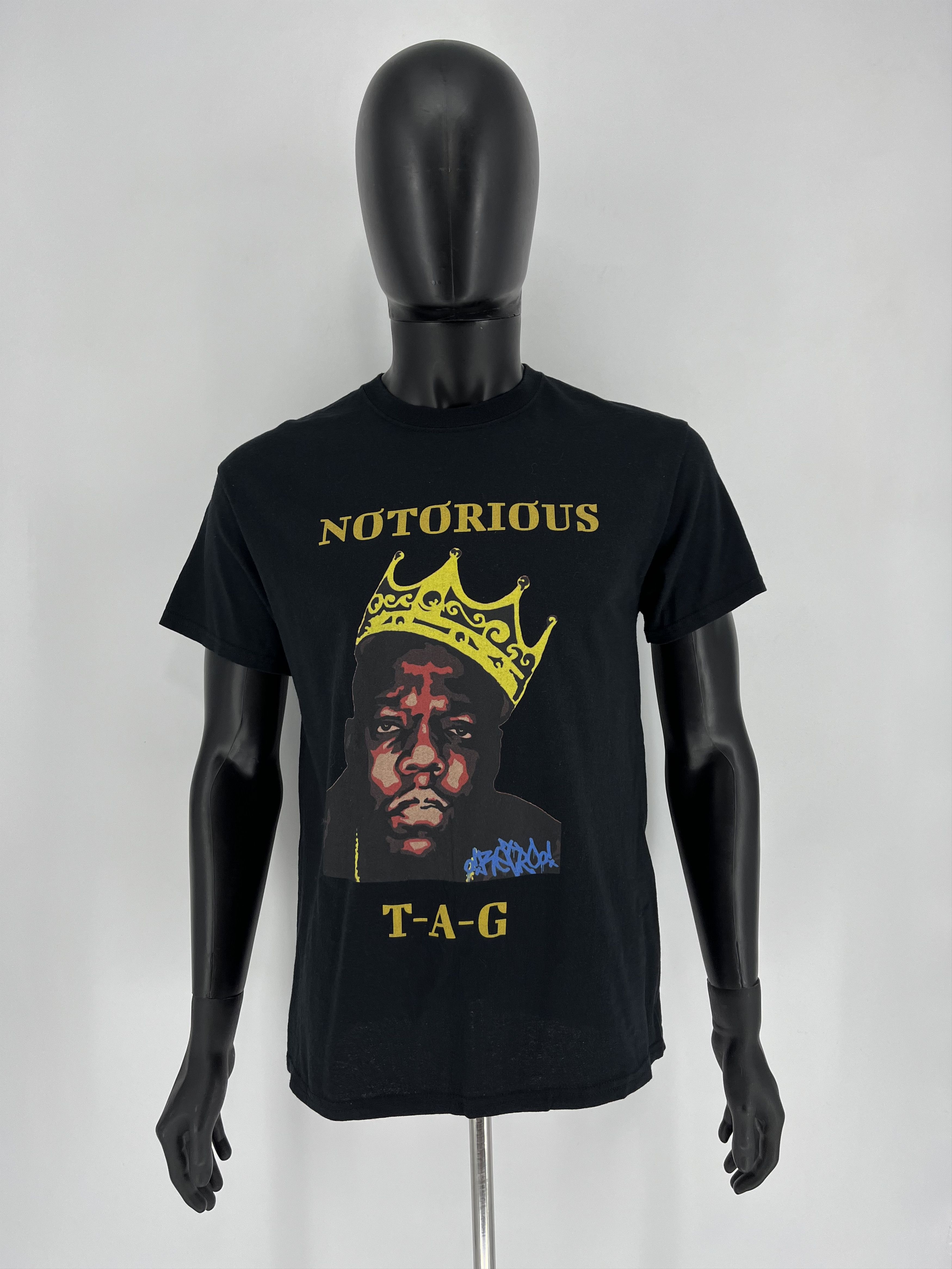 Rap Tees × Vintage Notorious Big Trust Nobody Black Tee Shirt Size US M / EU 48-50 / 2 - 3 Thumbnail