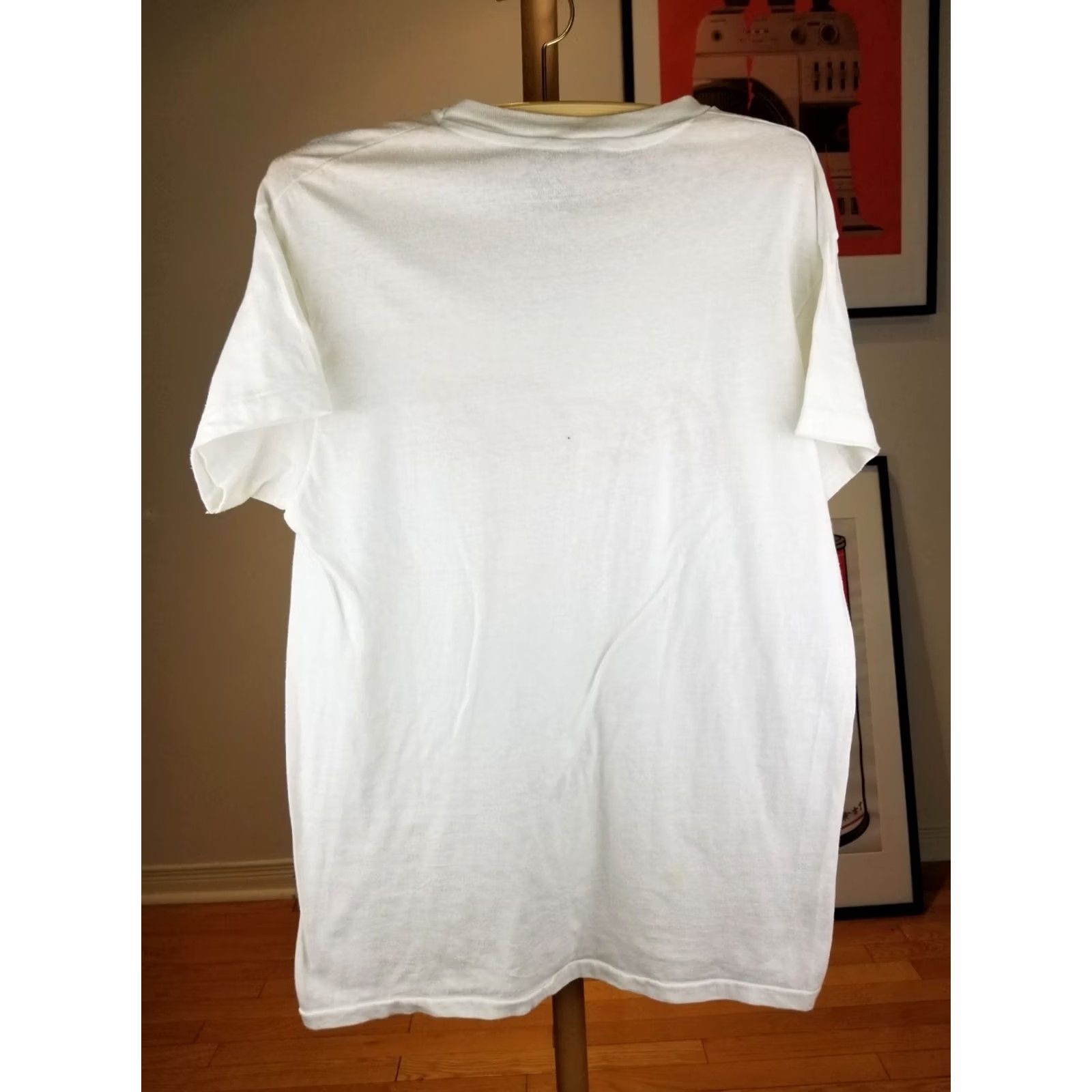 Vintage VINTAGE 80' COCA COLA COKE PROMO SINGLE STITCH WHITE T-SHIRT LARGE Mens Size US L / EU 52-54 / 3 - 8 Thumbnail