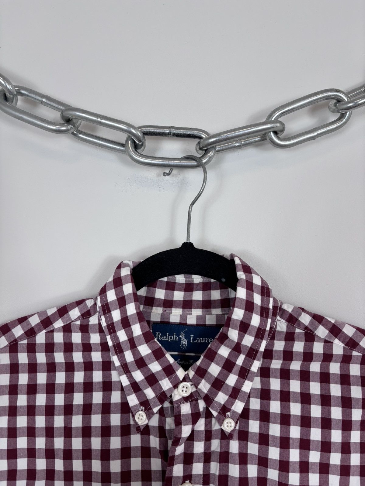 Ralph Lauren Ralph Lauren Vintage Men’s Gingham Check Long Sleeve Shirt Size US M / EU 48-50 / 2 - 4 Thumbnail