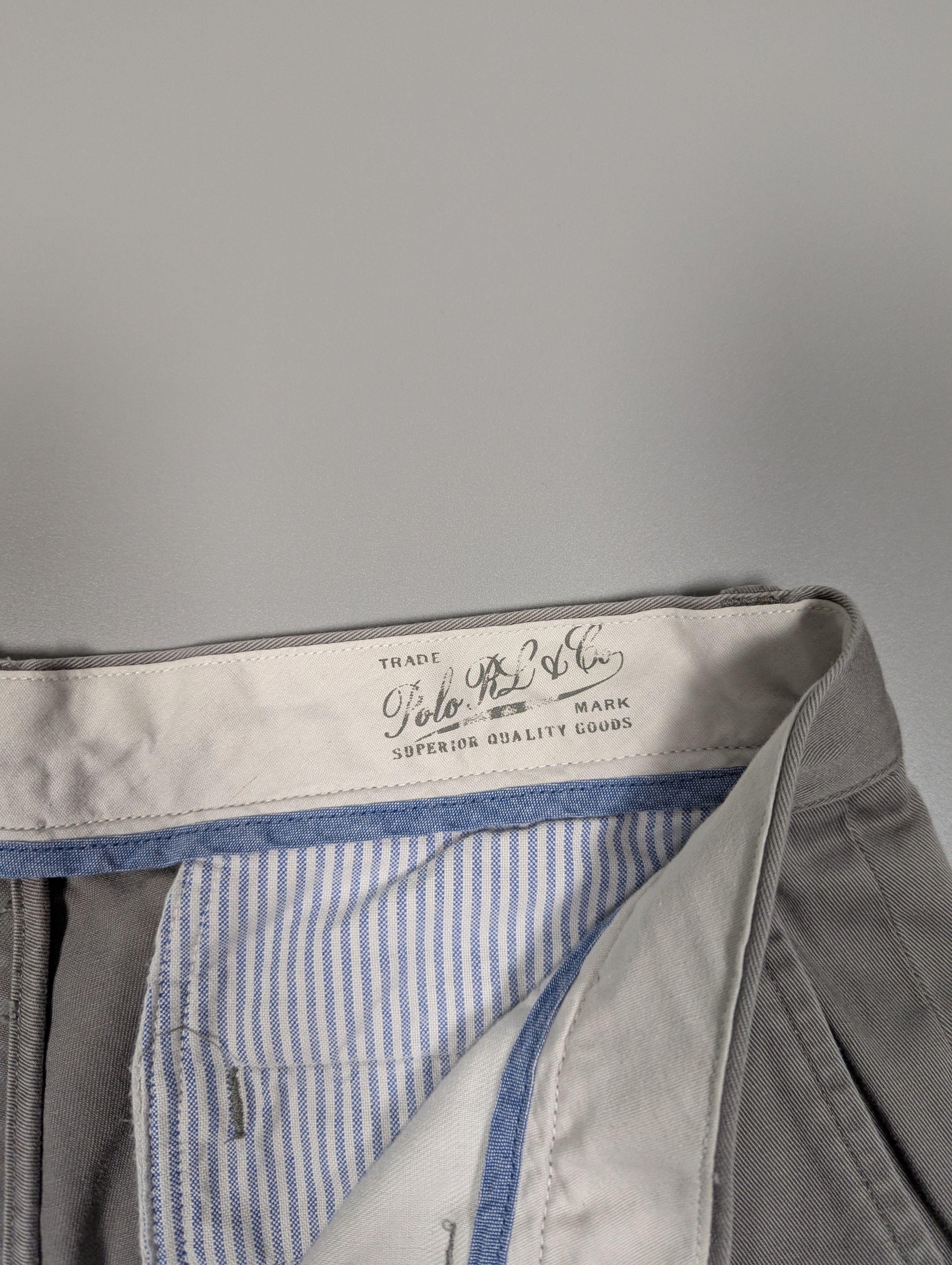 Polo Ralph Lauren × Vintage Polo Ralph Lauren Vintage Men's Gray Classic Chino Pants Size US 32 / EU 48 - 14 Thumbnail