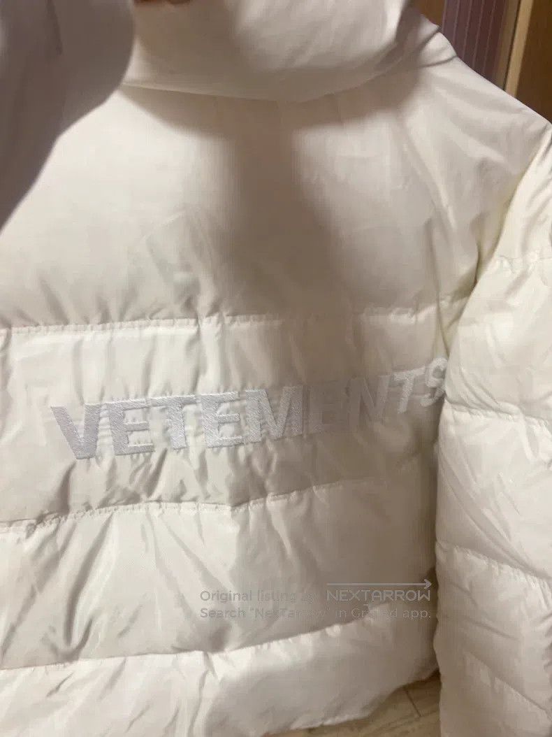 Vetements Vetements White down jacket Size L / US 10 / IT 46 - 3 Thumbnail