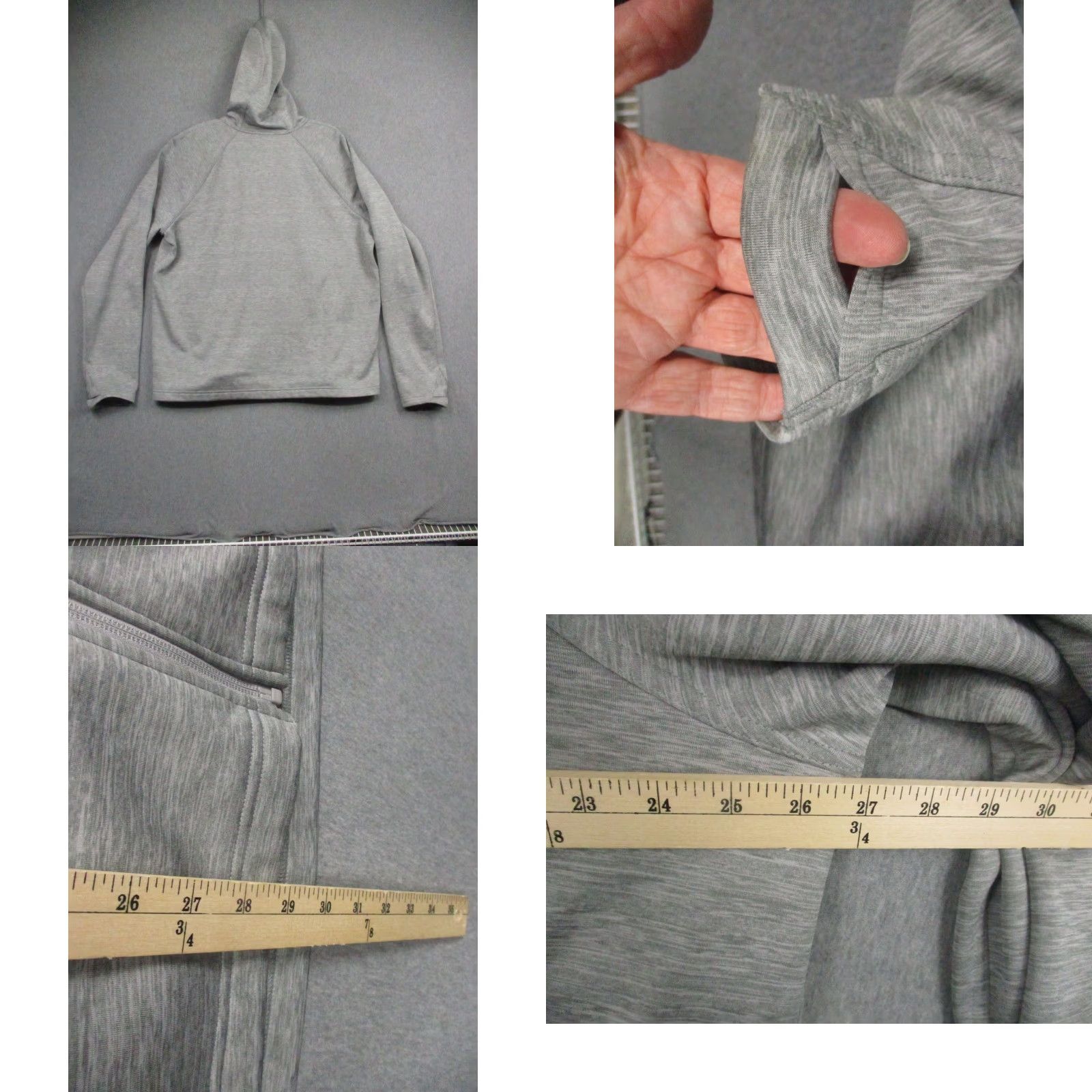 Vintage Duluth Hiking Jacket XL Gray Men's Windbreaker Zip Pockets Thumb Holes Embroidered Zipper Practical Outdoor Size US XL / EU 56 / 4 - 8 Thumbnail