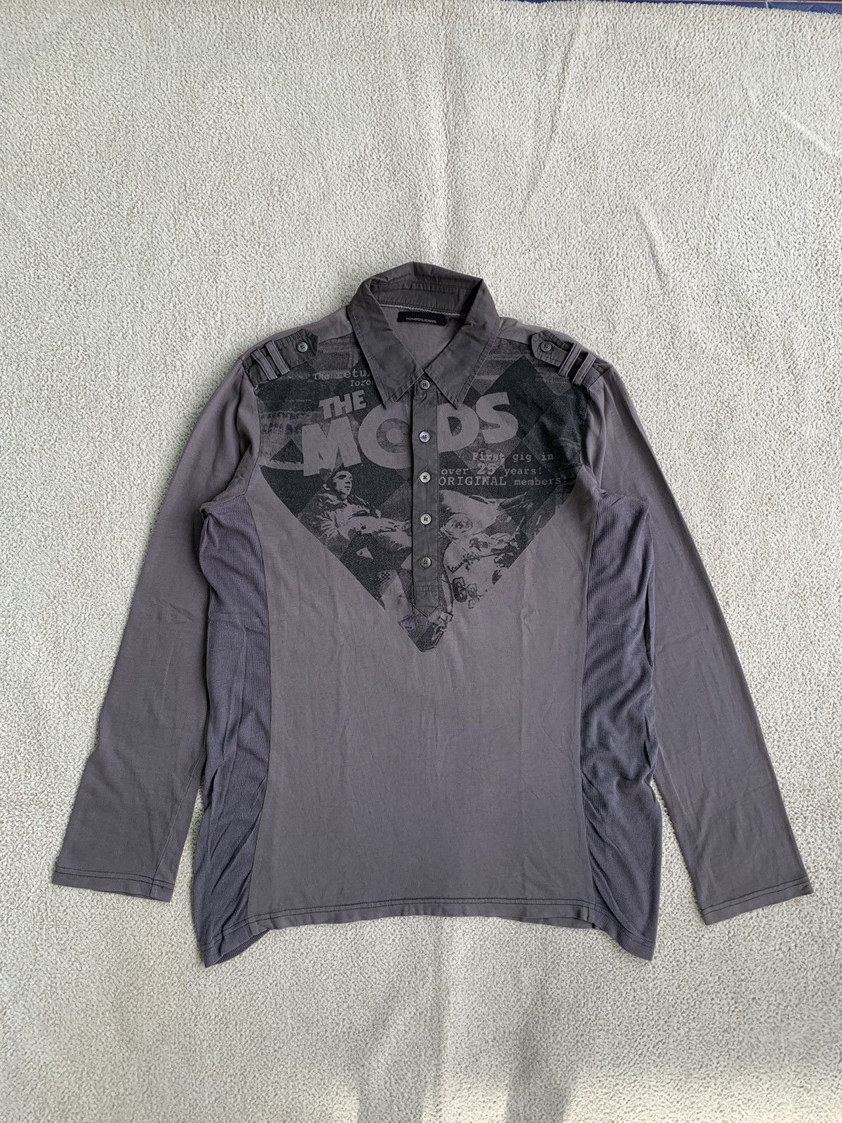 Japanese Brand Tomboy jeans poem Shirt Longsleeve Size US L / EU 52-54 / 3 - 1 Thumbnail