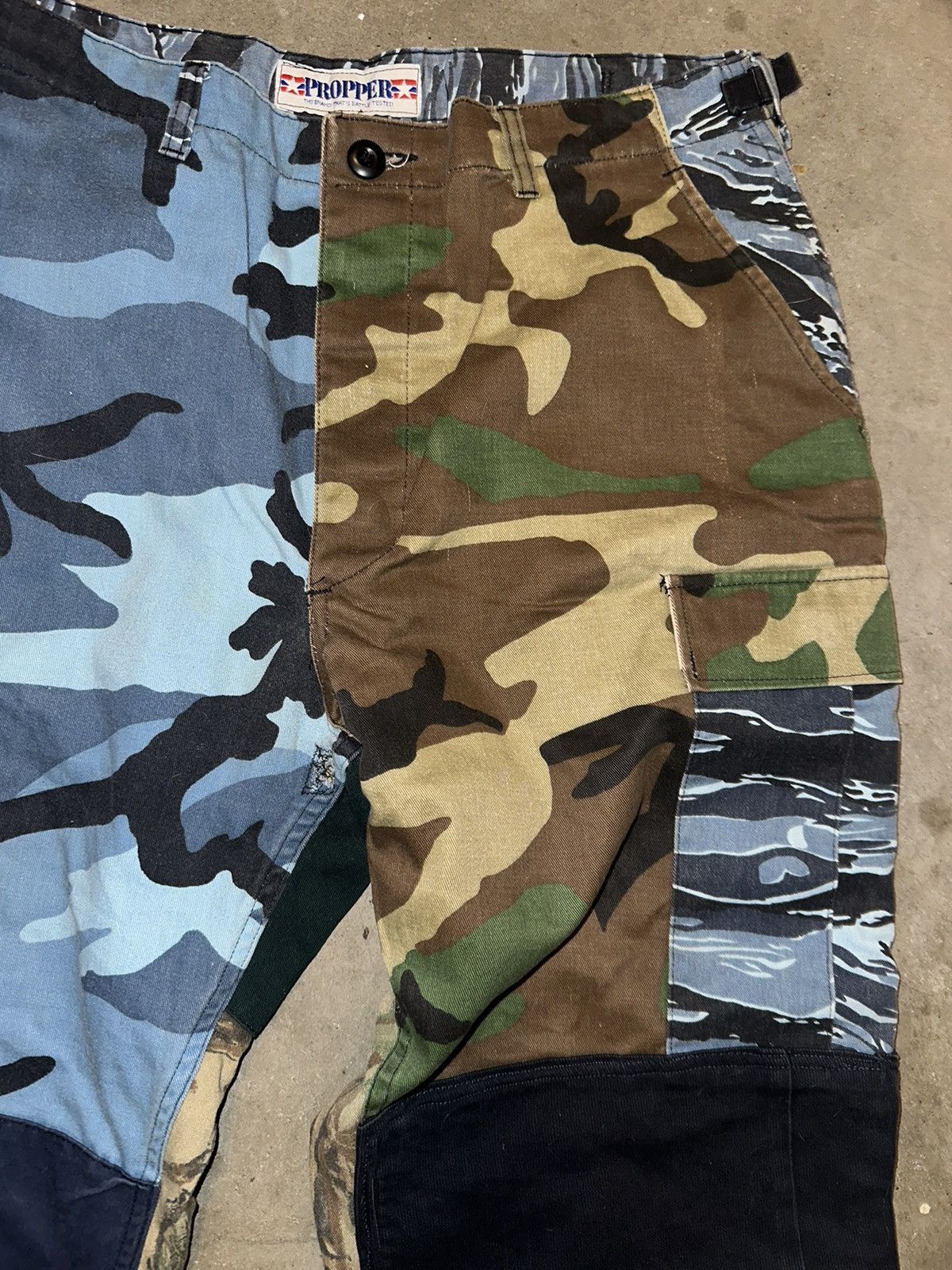 Grailed × Propper × Vintage Vintage Propper Patchwork Camo Pants Y2K Military Streetwear Size US 32 / EU 48 - 6 Thumbnail
