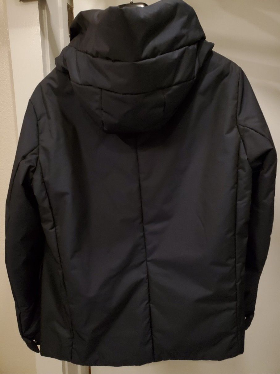 Emporio Armani Emporio Armani Satin Puffer Hood Jumper Sz L Size US L / EU 52-54 / 3 - 3 Thumbnail