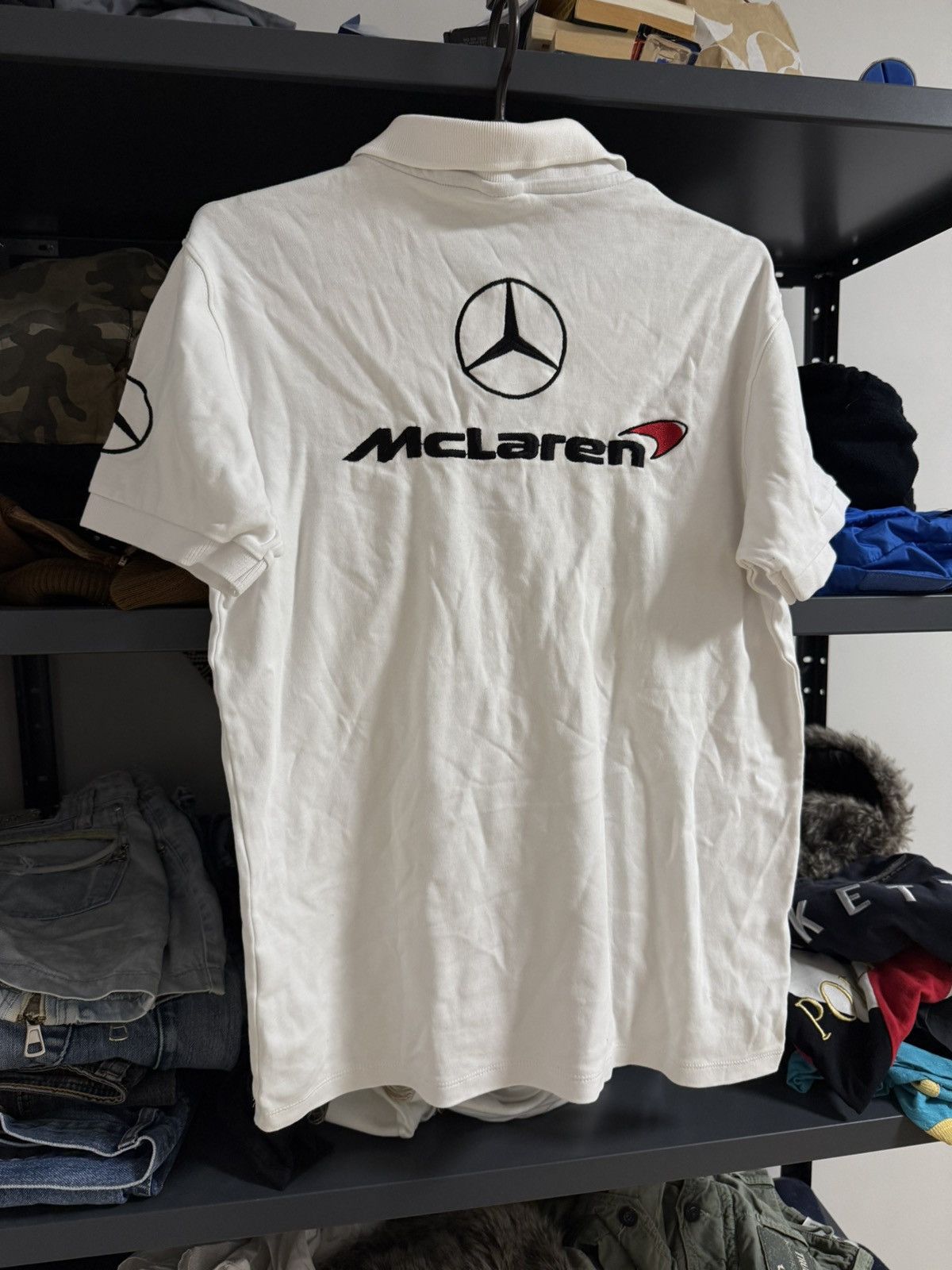 Mercedes-Benz Vintage Mercedes Benz McLaren AMG Polo Tee Size US M / EU 48-50 / 2 - 2 Thumbnail