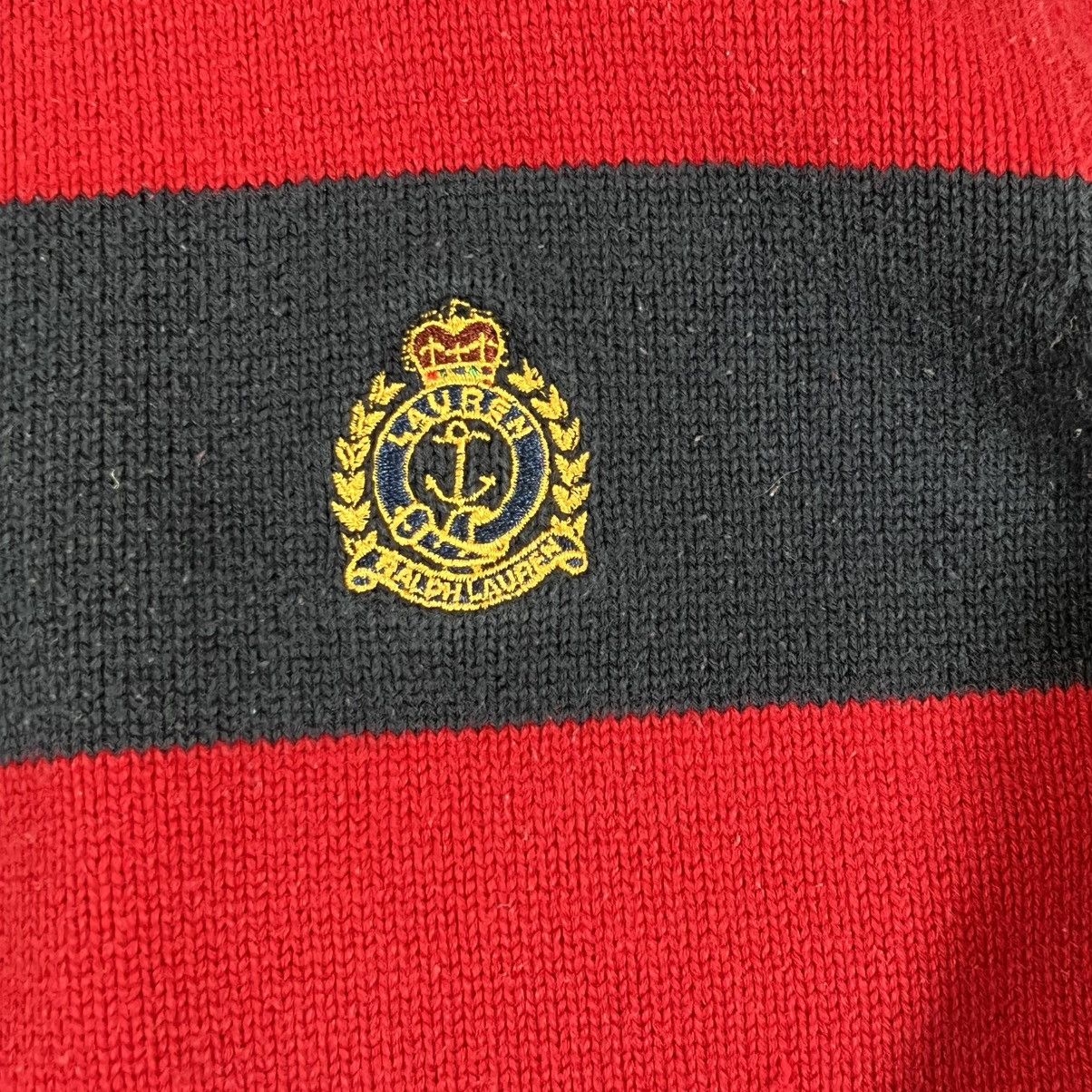 Lauren Ralph Lauren Vtg Women’s Lauren Ralph Lauren Cable Knit Rugby Sweater M Size M / US 6-8 / IT 42-44 - 3 Thumbnail