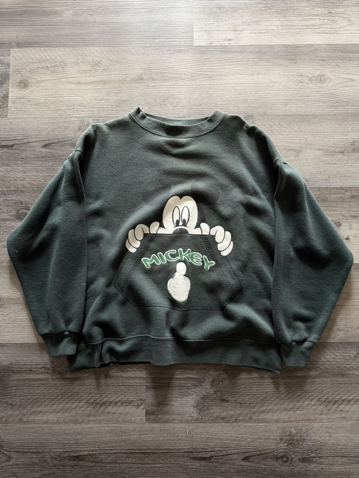 Vintage Vintage Mickey Mouse Crewneck Size US S / EU 44-46 / 1 - 1 Thumbnail