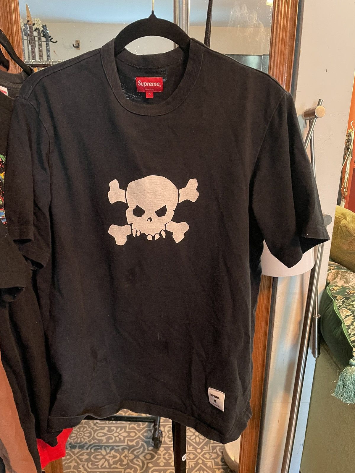 Supreme Supreme Black Skull Tee Size US S / EU 44-46 / 1 - 1 Thumbnail
