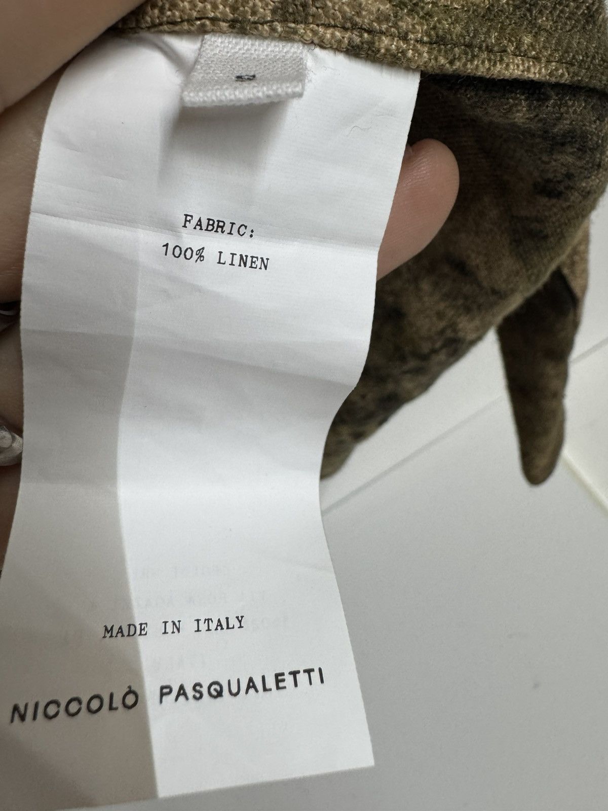 Other Niccolò Pasqualetti 100% Linen Splatter Dyed Long Sleeve Size US S / EU 44-46 / 1 - 4 Thumbnail