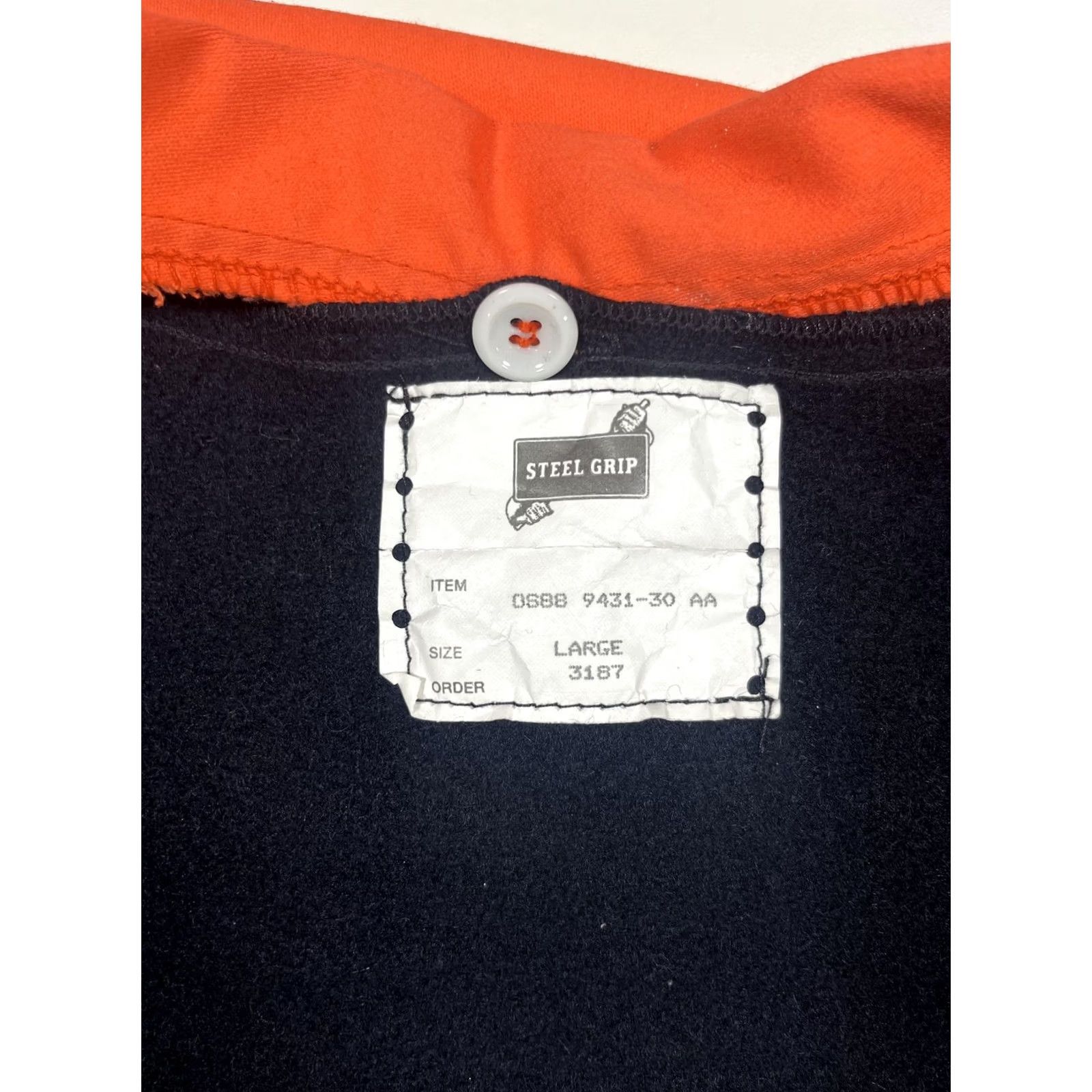 Vintage VINTAGE Steel Grip Jacket Mens L Orange Flame Resistant FR Welding Coat Made USA Size US L / EU 52-54 / 3 - 3 Thumbnail