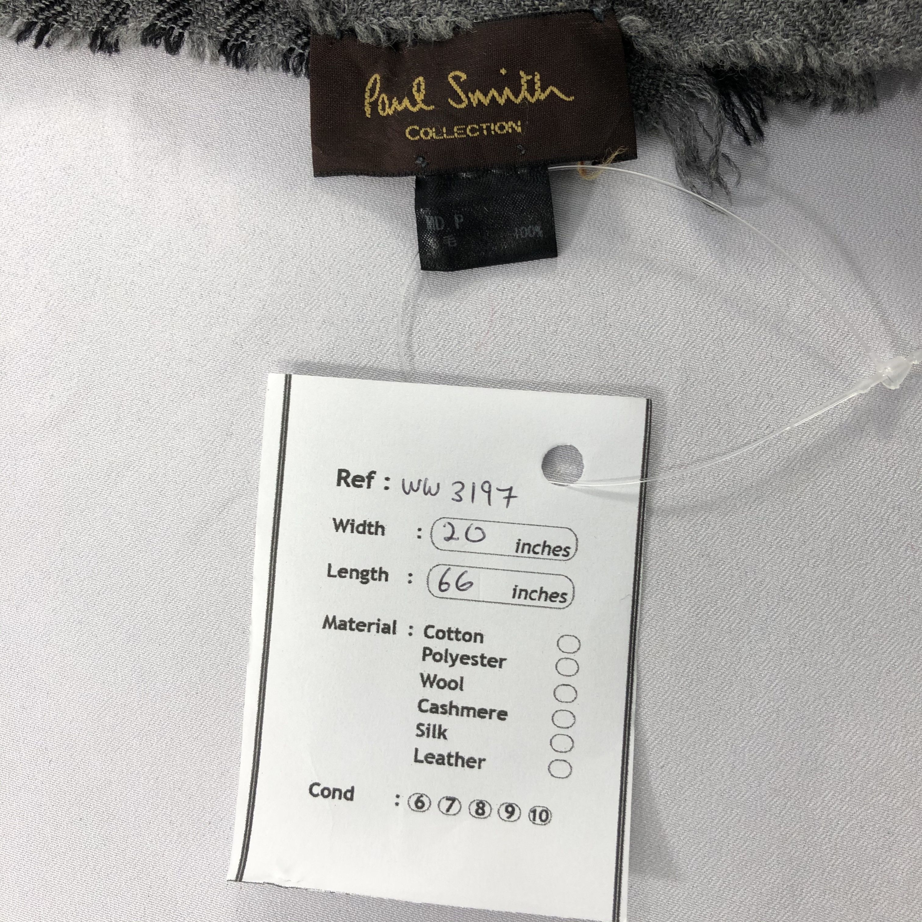 Paul Smith Paul Smith Scarf Muffler - WW3197 Size ONE SIZE - 4 Thumbnail