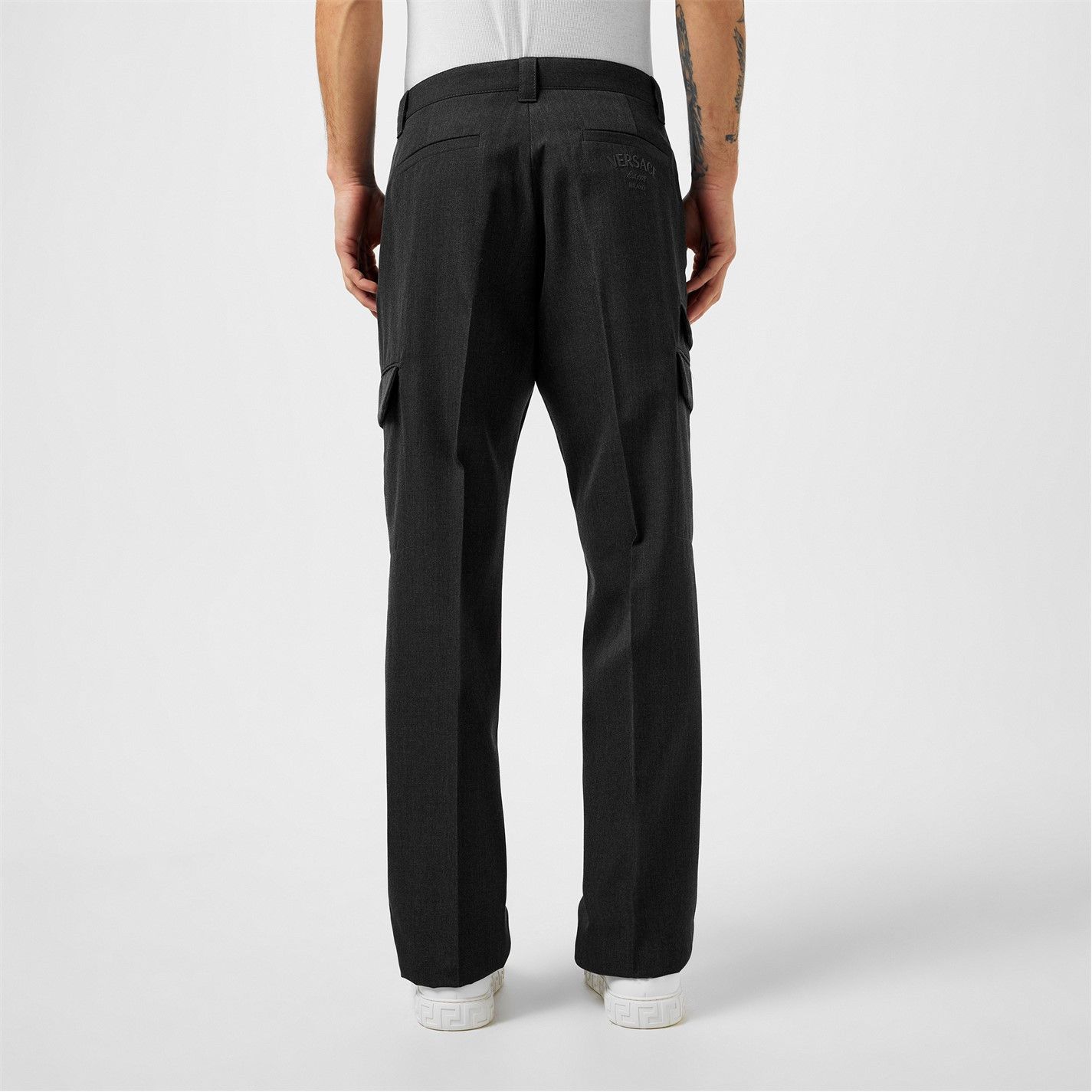 Versace o1g2r1mq0526 Informal Trousers in Dark Grey Size US 34 / EU 50 - 4 Thumbnail