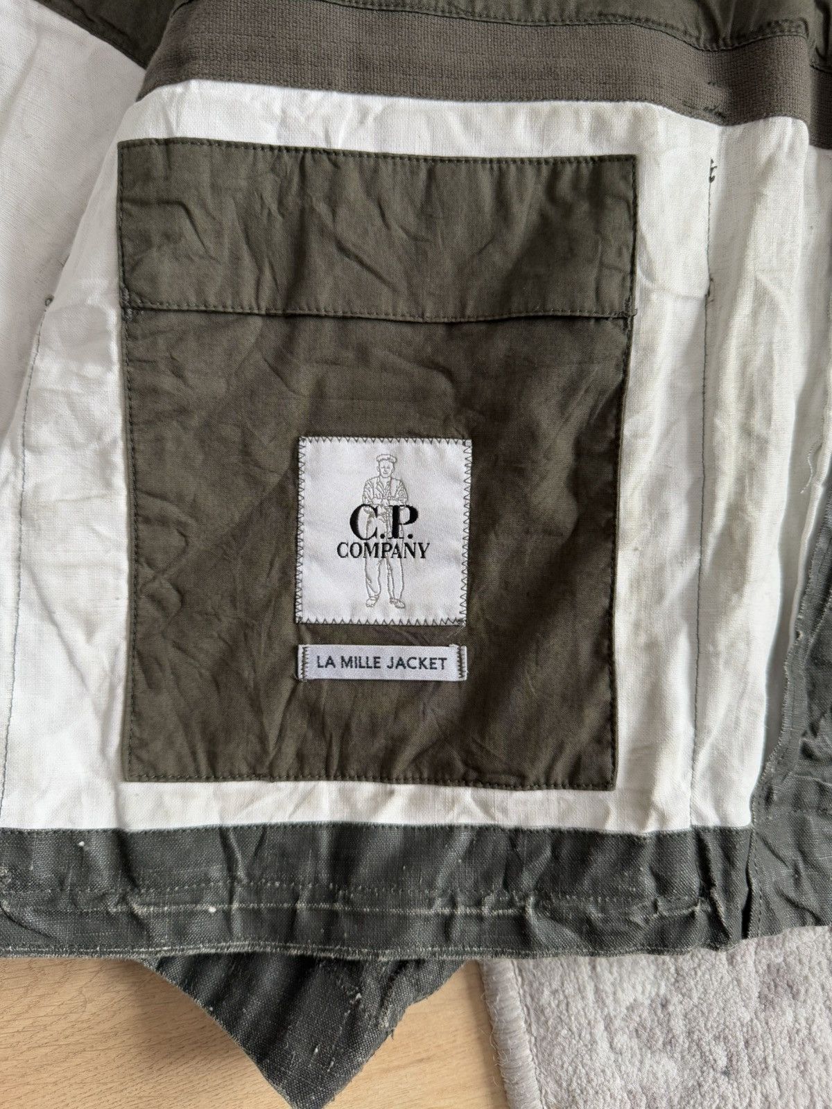 C.P. Company × Designer C.P. Company La mille plated linen google jacket XL military Size US XL / EU 56 / 4 - 7 Thumbnail