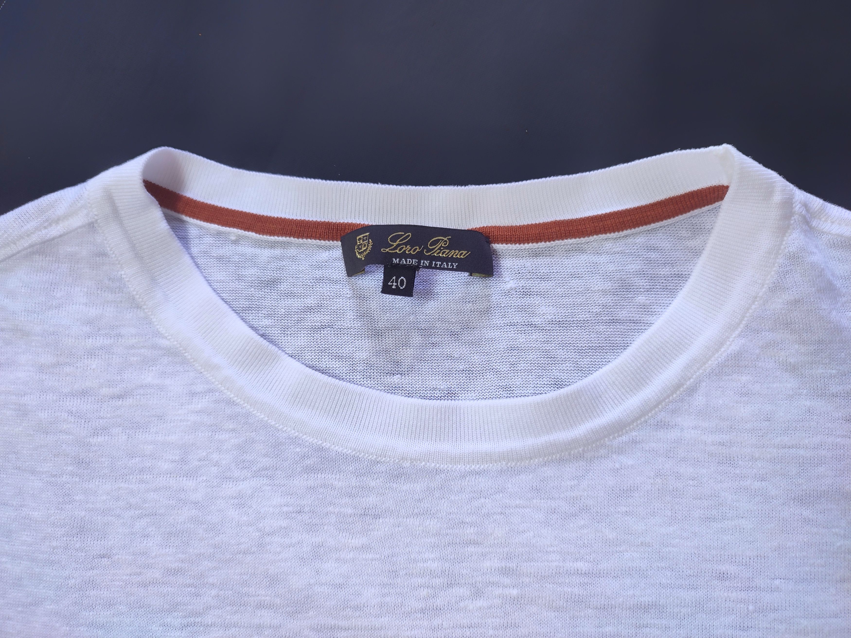 Loro Piana Loro Piana Crop Top T-shirt Size S / US 4 / IT 40 - 5 Thumbnail