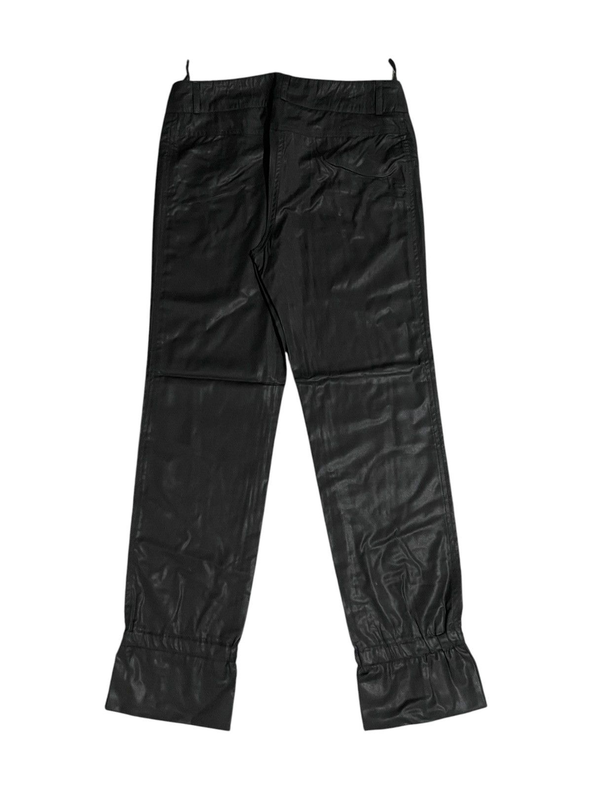 Chanel Chanel 2005 Runway Shinny Wool Pants Ruched Ankle Logo Size 30" / US 8 / IT 44 - 9 Thumbnail