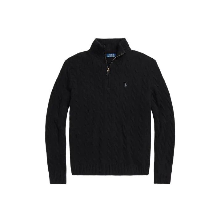 Polo Ralph Lauren Polo Ralph Lauren Men's Cable Knit Half-Zip Turtleneck Sweater Size US XL / EU 56 / 4 - 1 Thumbnail