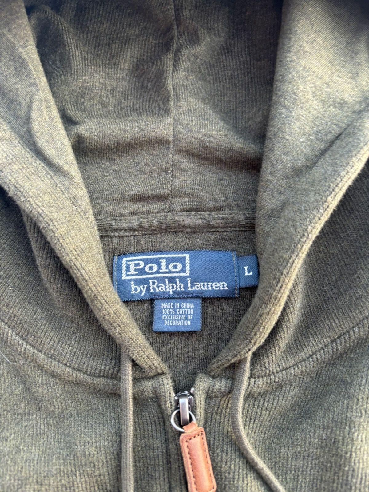 Polo Ralph Lauren × Vintage Polo Ralph Lauren Zip-Up Hoodie SWAG Sweatshirt,sz L-M Size US L / EU 52-54 / 3 - 5 Thumbnail