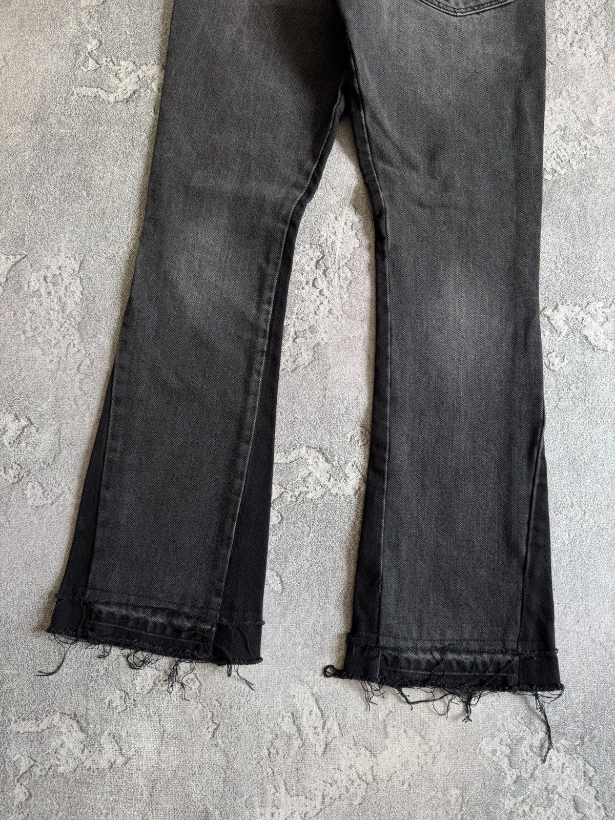 MNML MNML 28 denim designer pants jeans trousers flared y2k punk Size US 28 / EU 44 - 5 Thumbnail