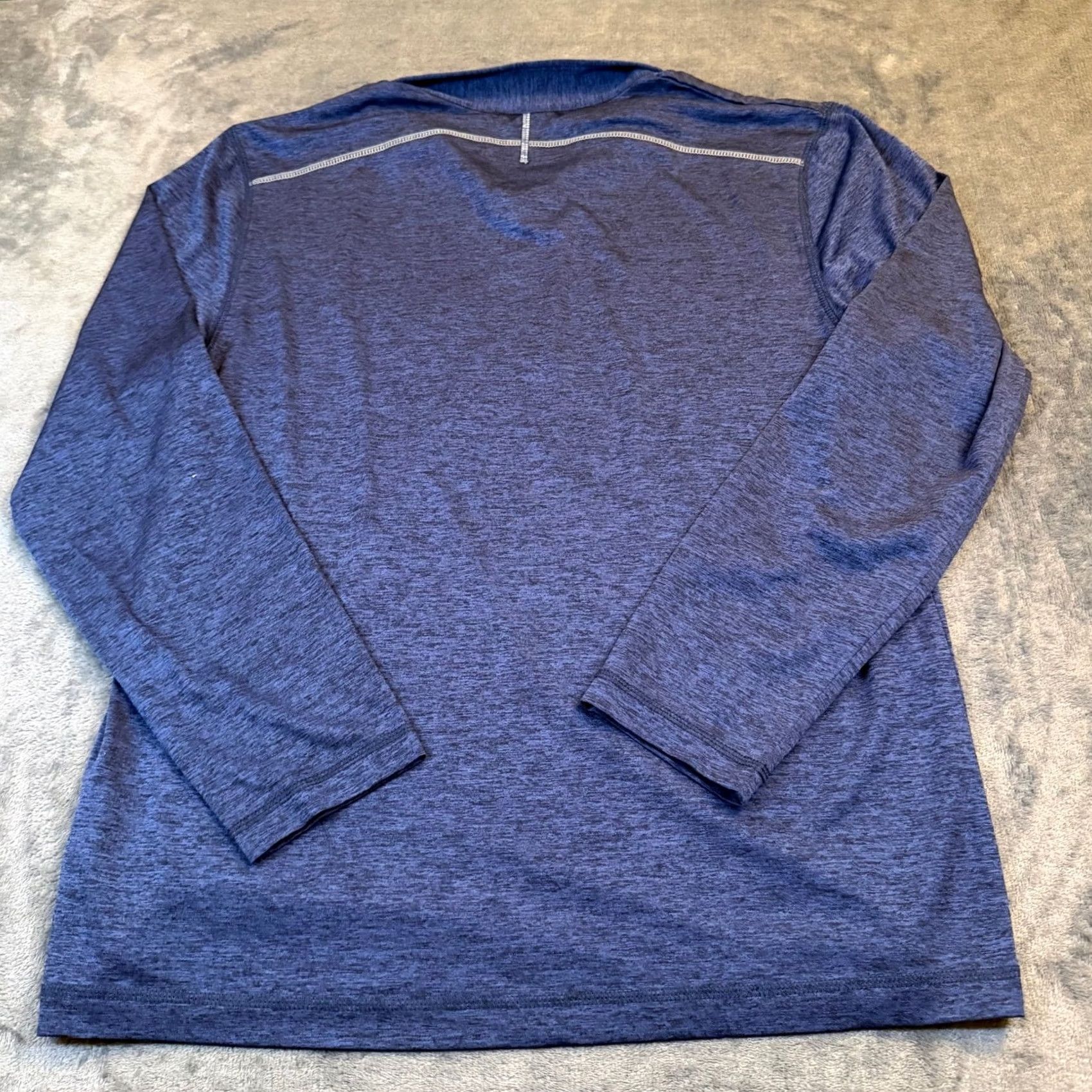 NFL NFL Chicago Bears Quarter Zip Pullover Mens Medium Blue Heathered Size US M / EU 48-50 / 2 - 4 Thumbnail