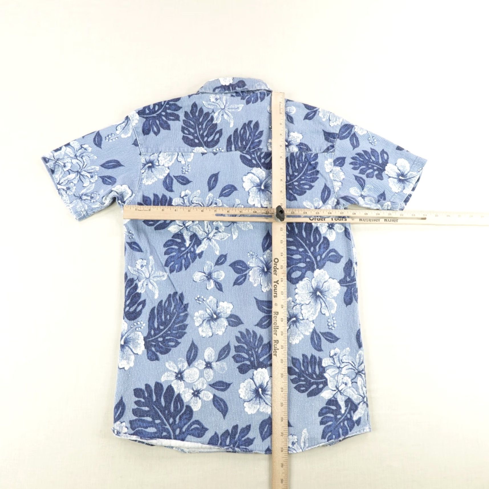 Billabong VINTAGE Billabong Men's Shirt Large Blue Floral Hawaiian Button-Up 90s Beach Surf Cotton Size US L / EU 52-54 / 3 - 7 Thumbnail