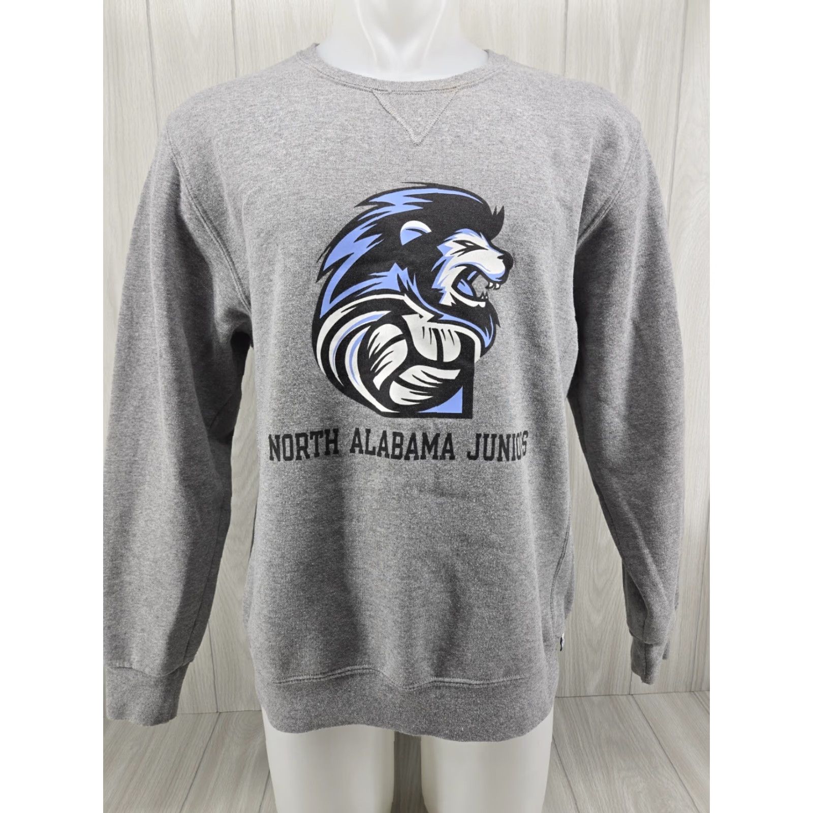 Russell Athletic North Alabama Juniors Vollyball Lion Sweater Gray Size Large Size L / US 10 / IT 46 - 2 Thumbnail