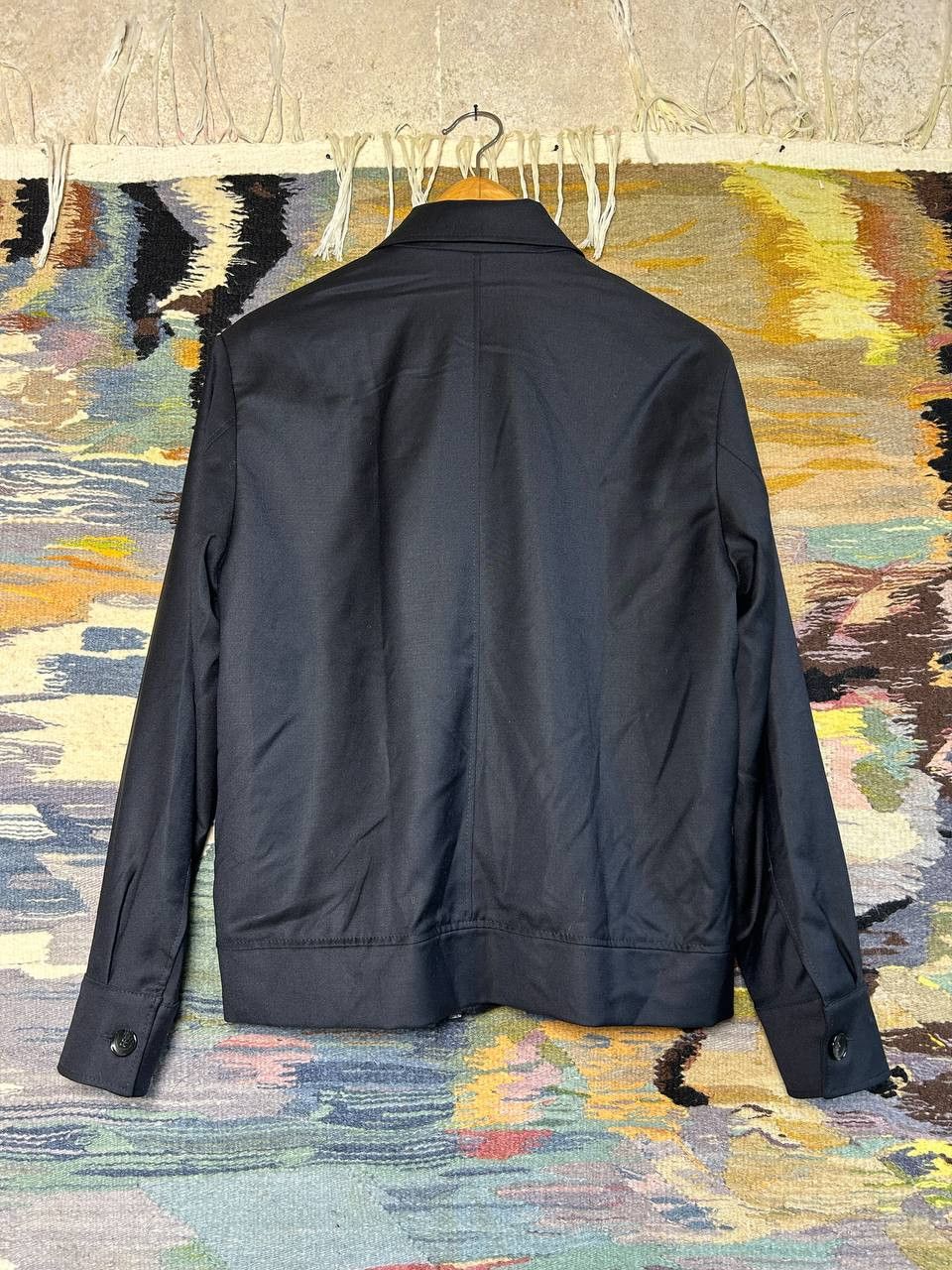 Hugo Boss Hugo Boss x Loro Piana Wool Heston Wing Bomber Jacket Size US M / EU 48-50 / 2 - 6 Thumbnail