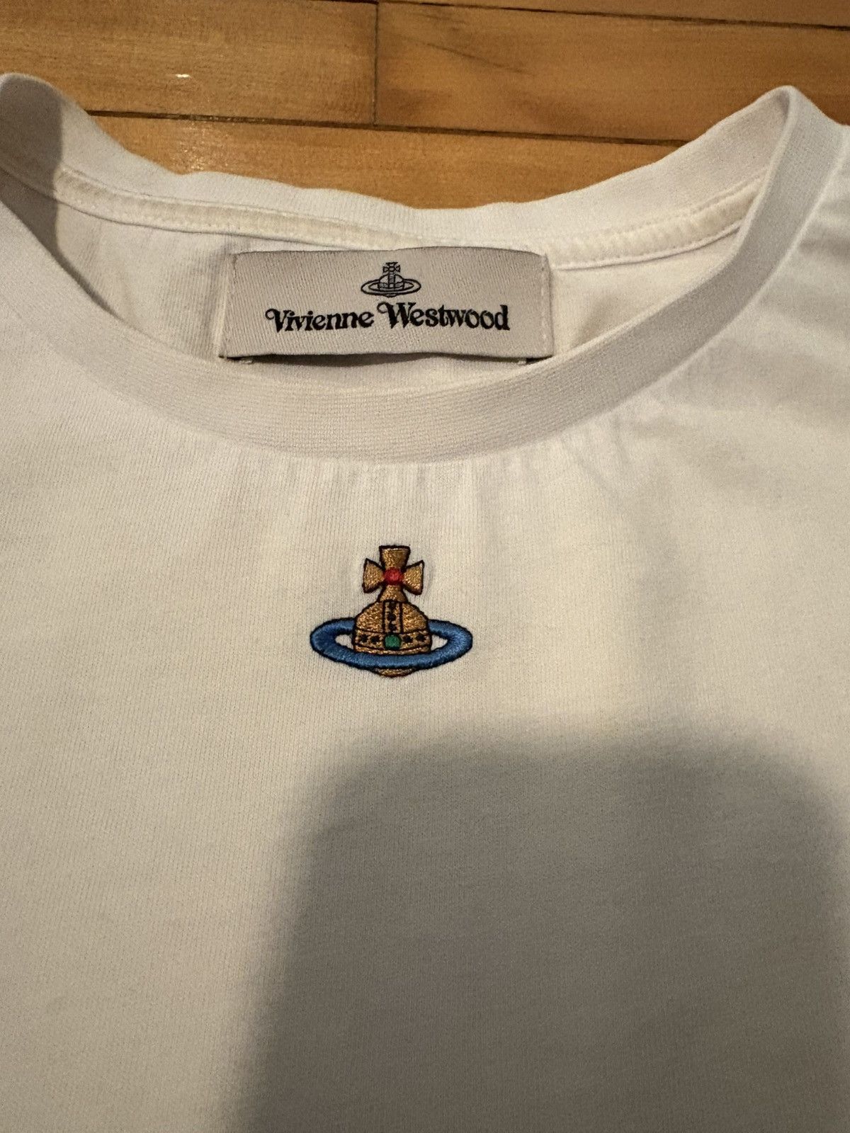 Vivienne Westwood Vivienne Westwood white cotton t-shirt Size US M / EU 48-50 / 2 - 5 Thumbnail