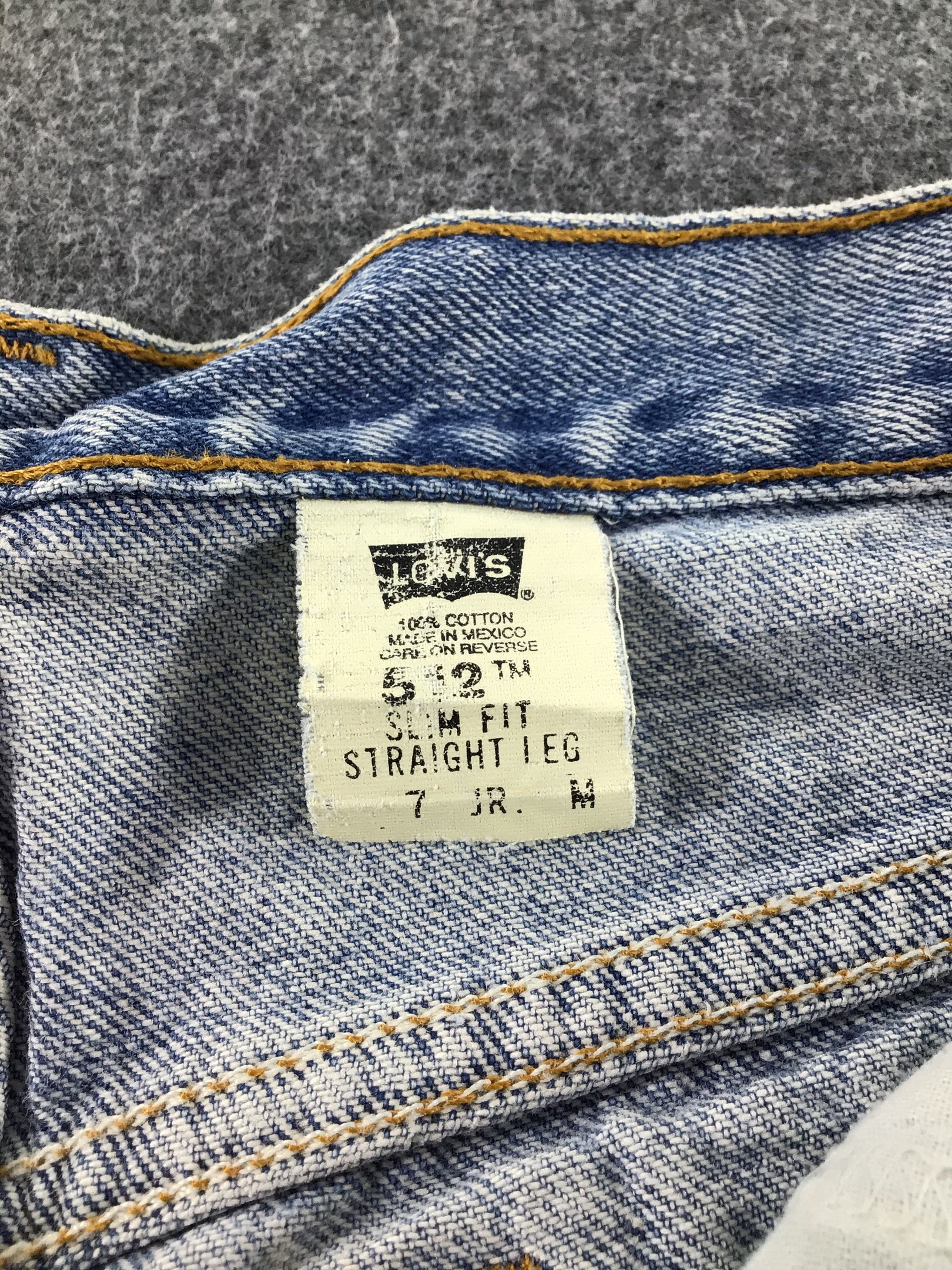 Levi's Vintage Levis 512 Jeans Faded Stone Wash Denim -J552 Size US 28 / EU 44 - 10 Thumbnail