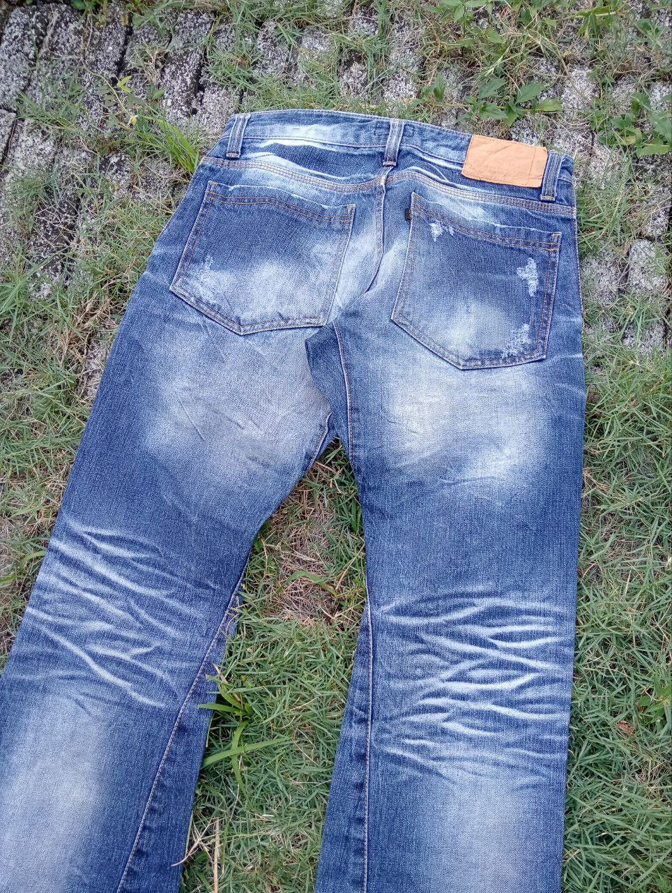 If Six Was Nine Vintage Daisy Distressed Jeans Size US 31 - 9 Thumbnail