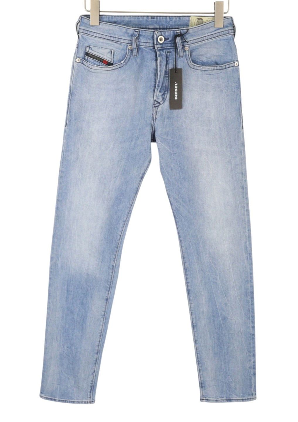 Diesel BUSTER 081AL W27/L32 Blue Faded Slim Tapered Jeans 89133 Size US 27 - 1 Thumbnail