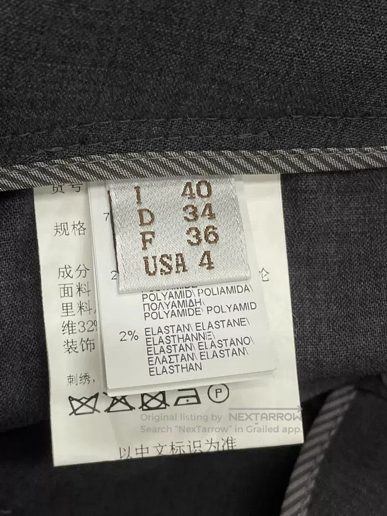Brunello Cucinelli Brunello Cucinelli Grey Beaded Wool Tweed Trousers Size 26" / US 2 / IT 38 - 5 Thumbnail