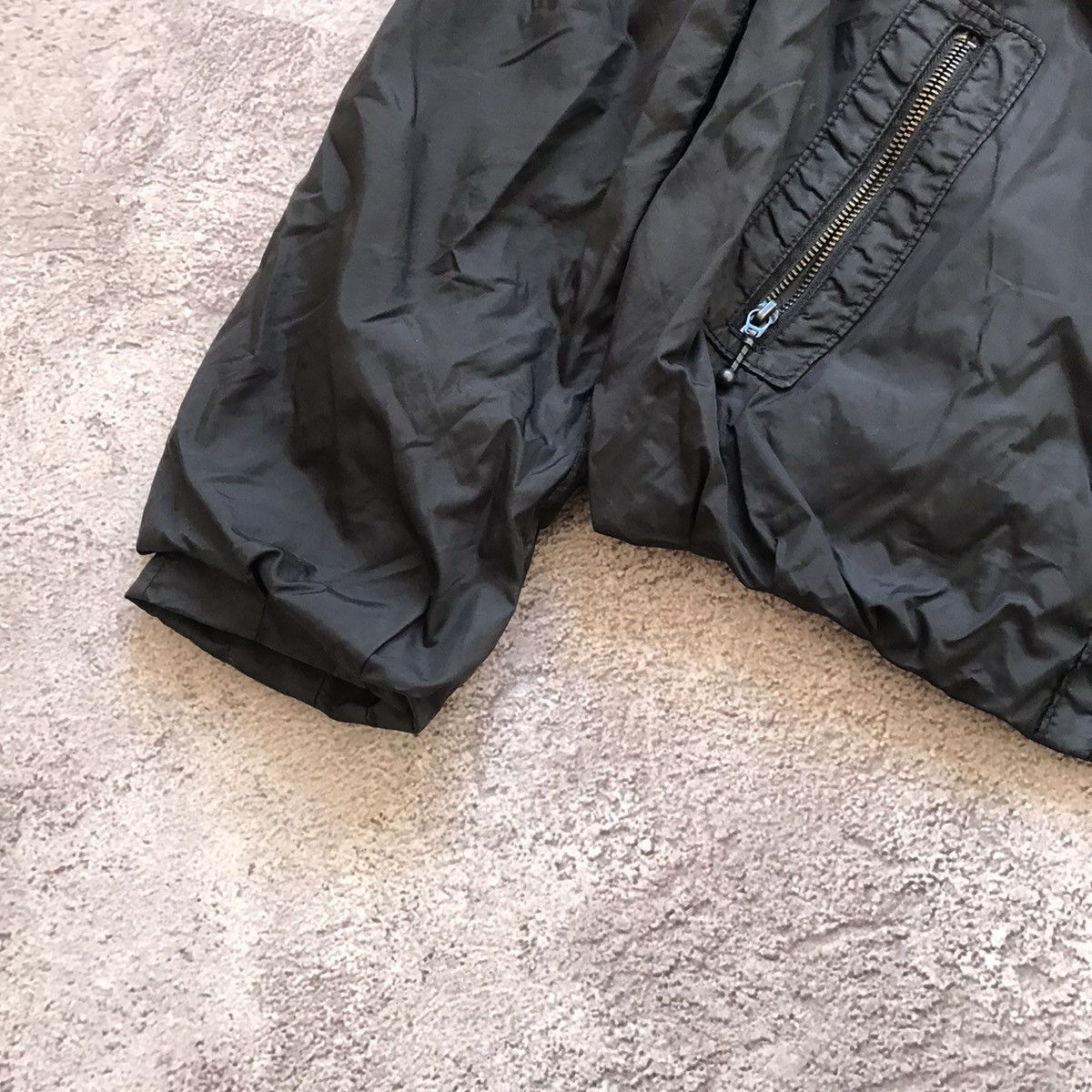 Vintage Vintage 90s Black Bomber Jacket Streetwear Y2K Skate Faded M Size M / US 6-8 / IT 42-44 - 4 Thumbnail