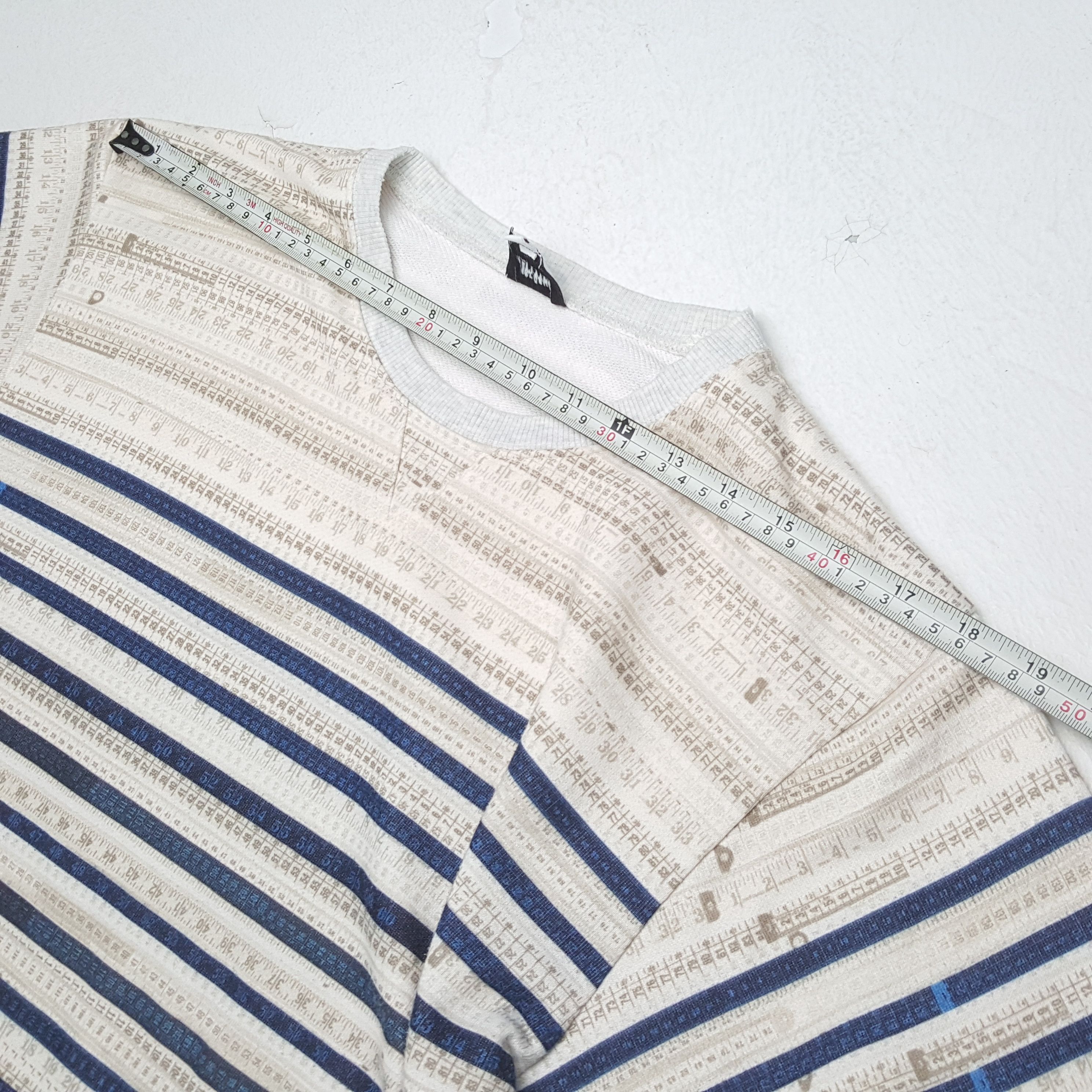 Jean Paul Gaultier × Vintage JEAN PAUL GAULTIER Stripes Design Fashion Style Sweatshirt Size US S / EU 44-46 / 1 - 4 Thumbnail