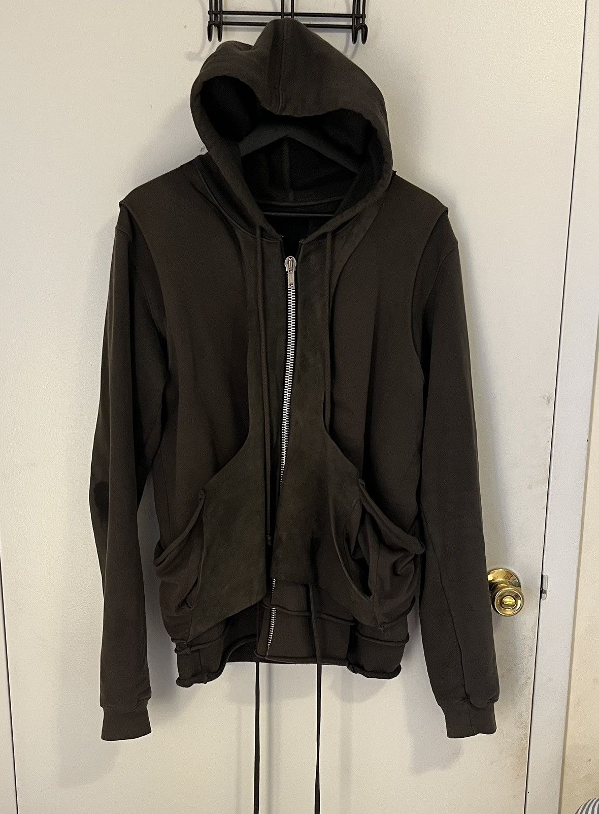 Rick Owens Zip Hoodie | Grailed