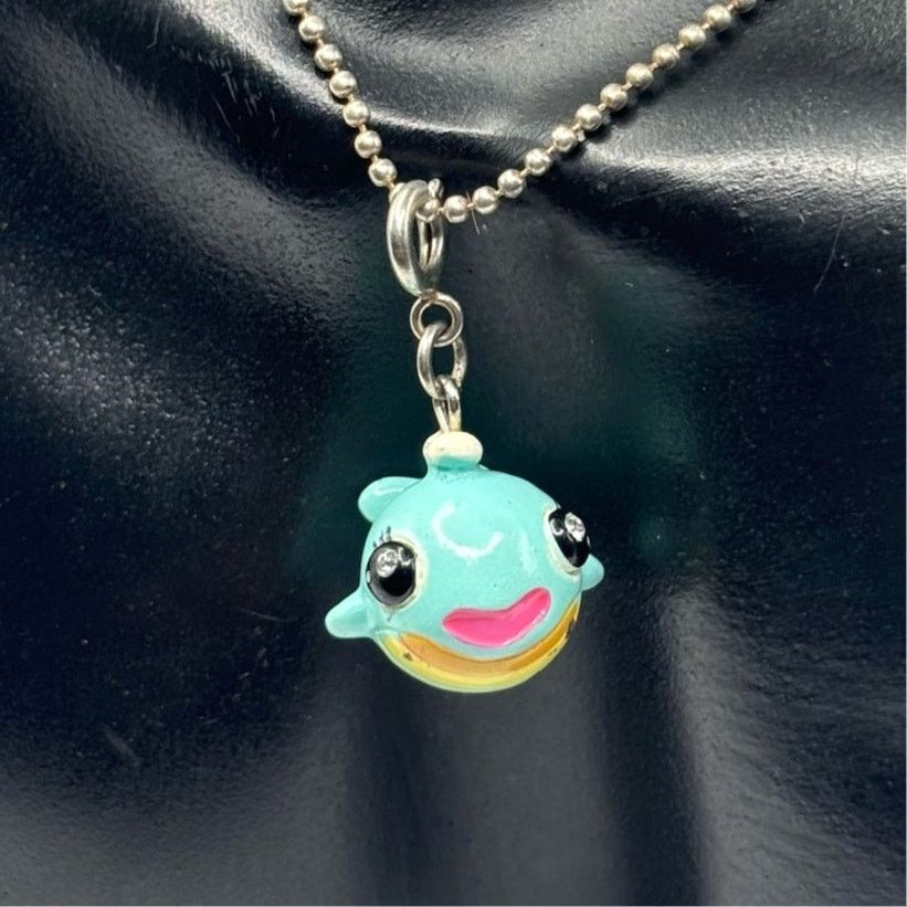 Other Silver & Blue Whale Necklace Size ONE SIZE - 2 Thumbnail