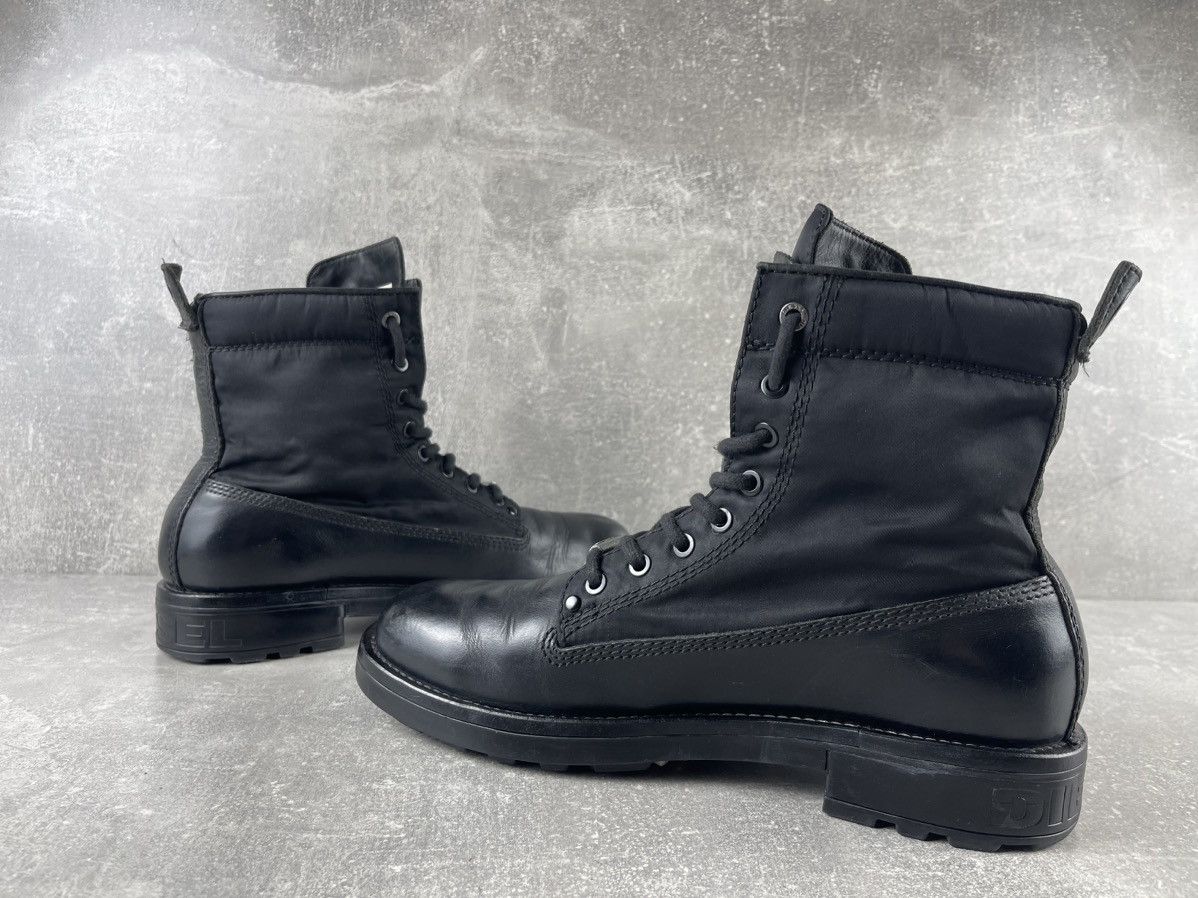 Diesel Diesel D Thrupper DBBZ AVANT GARDE Leather Combat Boots Size US 9 / EU 42 - 6 Thumbnail