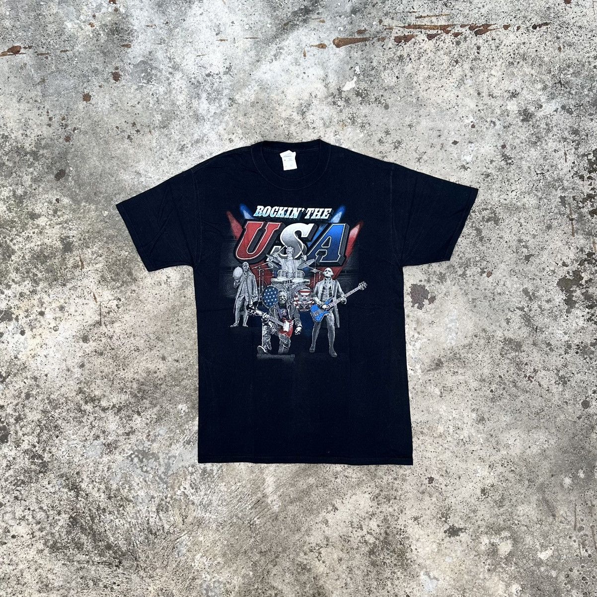 Vintage T-Shirts Band Rockin The USA