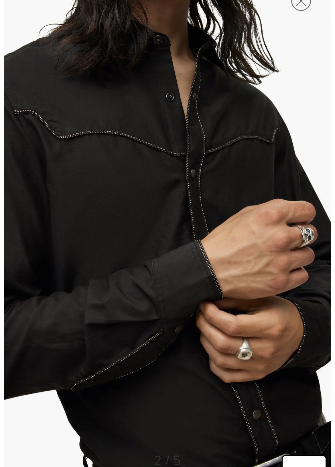 John Varvatos Francis Shirt. Medium Size US M / EU 48-50 / 2 - 3 Thumbnail