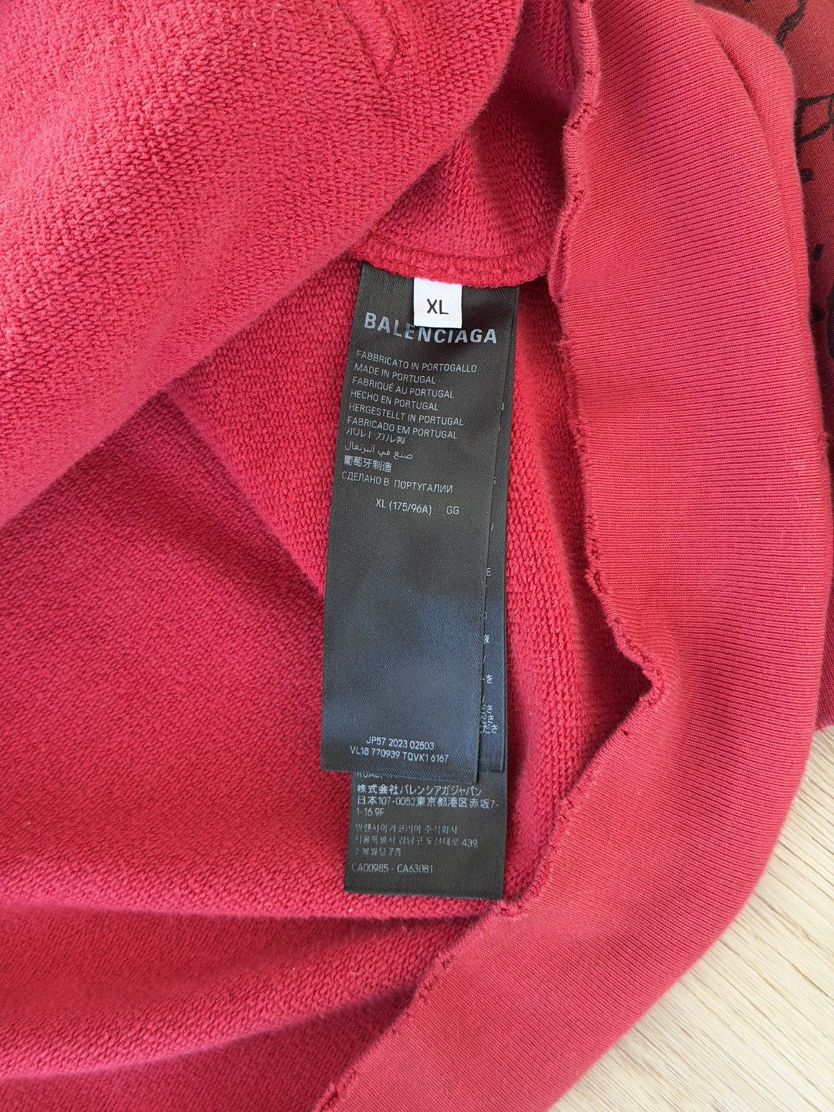 Balenciaga Balenciaga Tattoo Zip-up Hoodie Size US XL / EU 56 / 4 - 8 Thumbnail