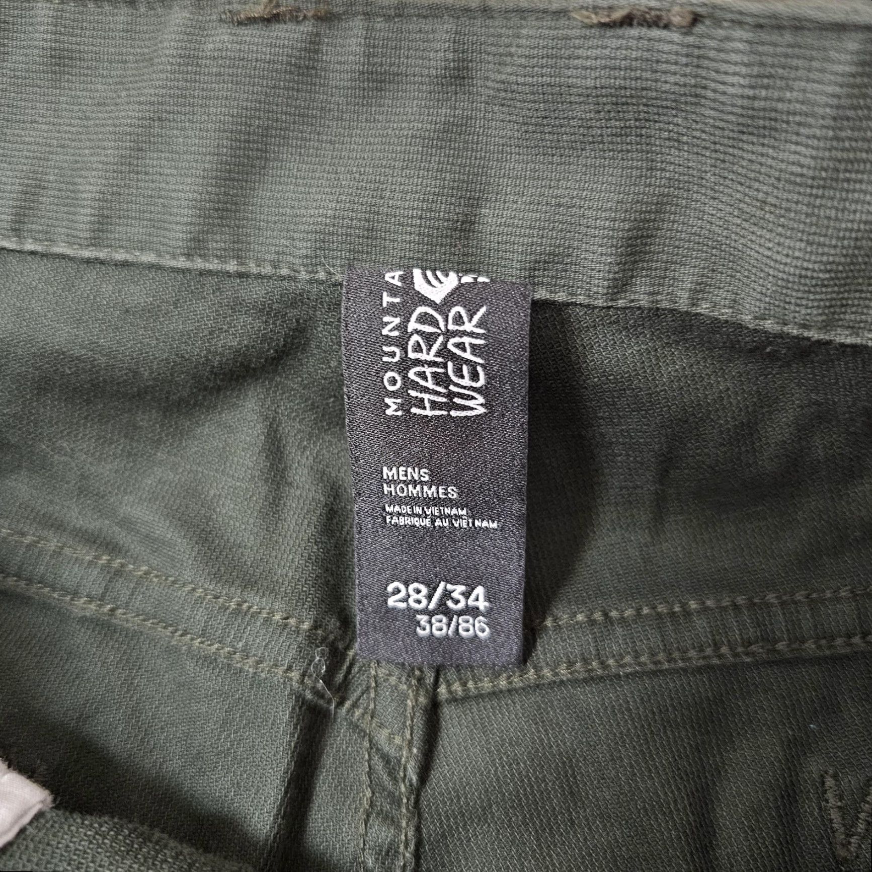 Mountain Hardwear Mountain Hardwear Pants Mens 28x34 Green Stretch Hiking Outdoor Casual OM8047 Size US 28 / EU 44 - 3 Thumbnail