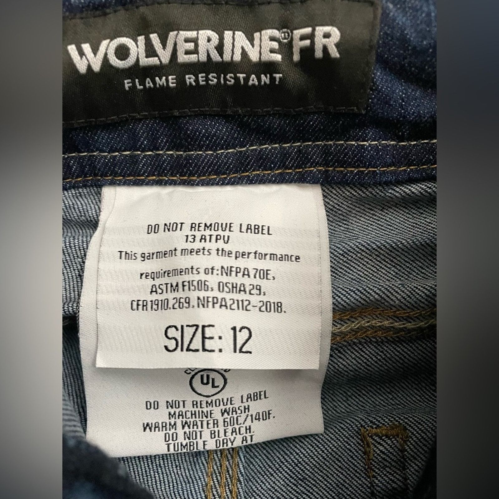 Wolverine Wolverine Women's Fr stretch Straight Leg Curvy Jeans 12 Size 34" / US 12 / IT 48 - 5 Thumbnail
