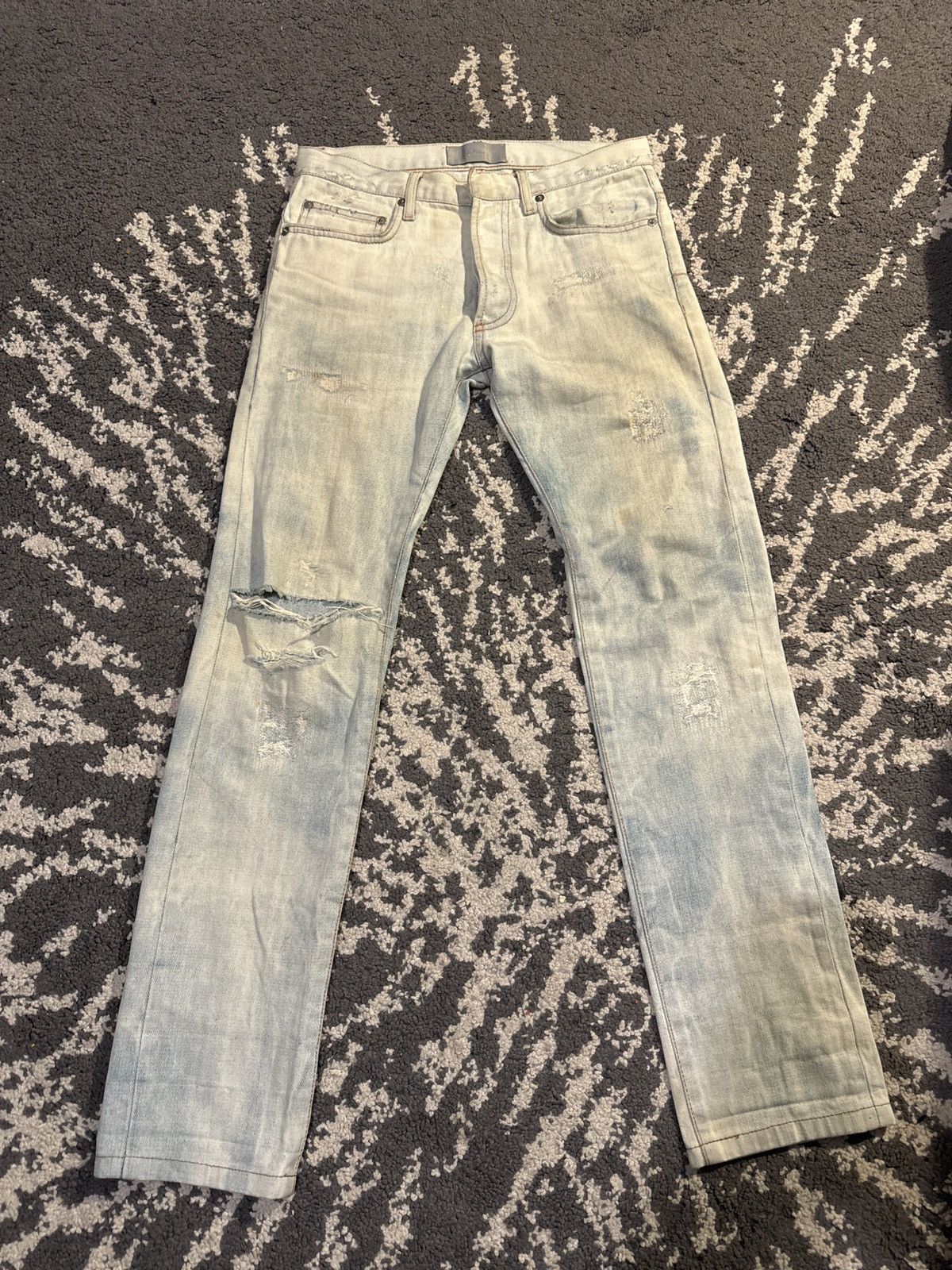 Dior × Hedi Slimane Dior SS07 Bleach Denim by Hedi Slimane | Grailed