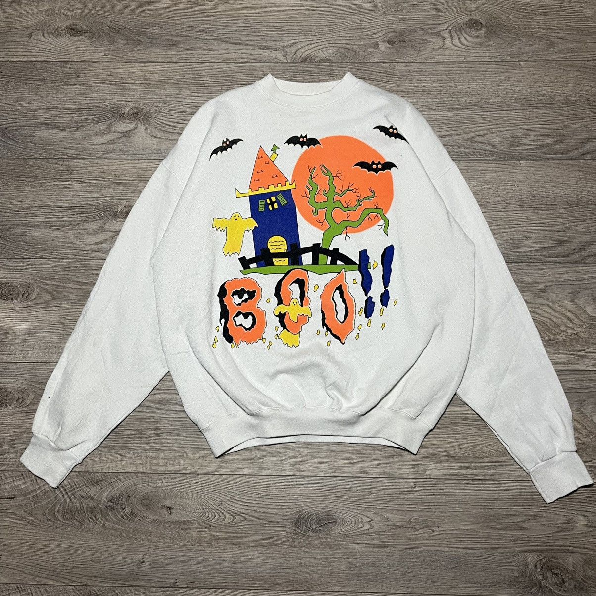 Tultex Halloween Vintage Sweatshirt TUTLEX Size US L / EU 52-54 / 3 - 1 Thumbnail