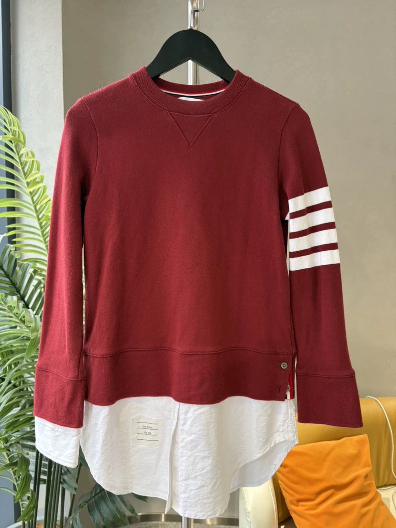 Thom Browne Thom Browne Two red fake hoodies Size XS / US 0-2 / IT 36-38 - 1 Thumbnail