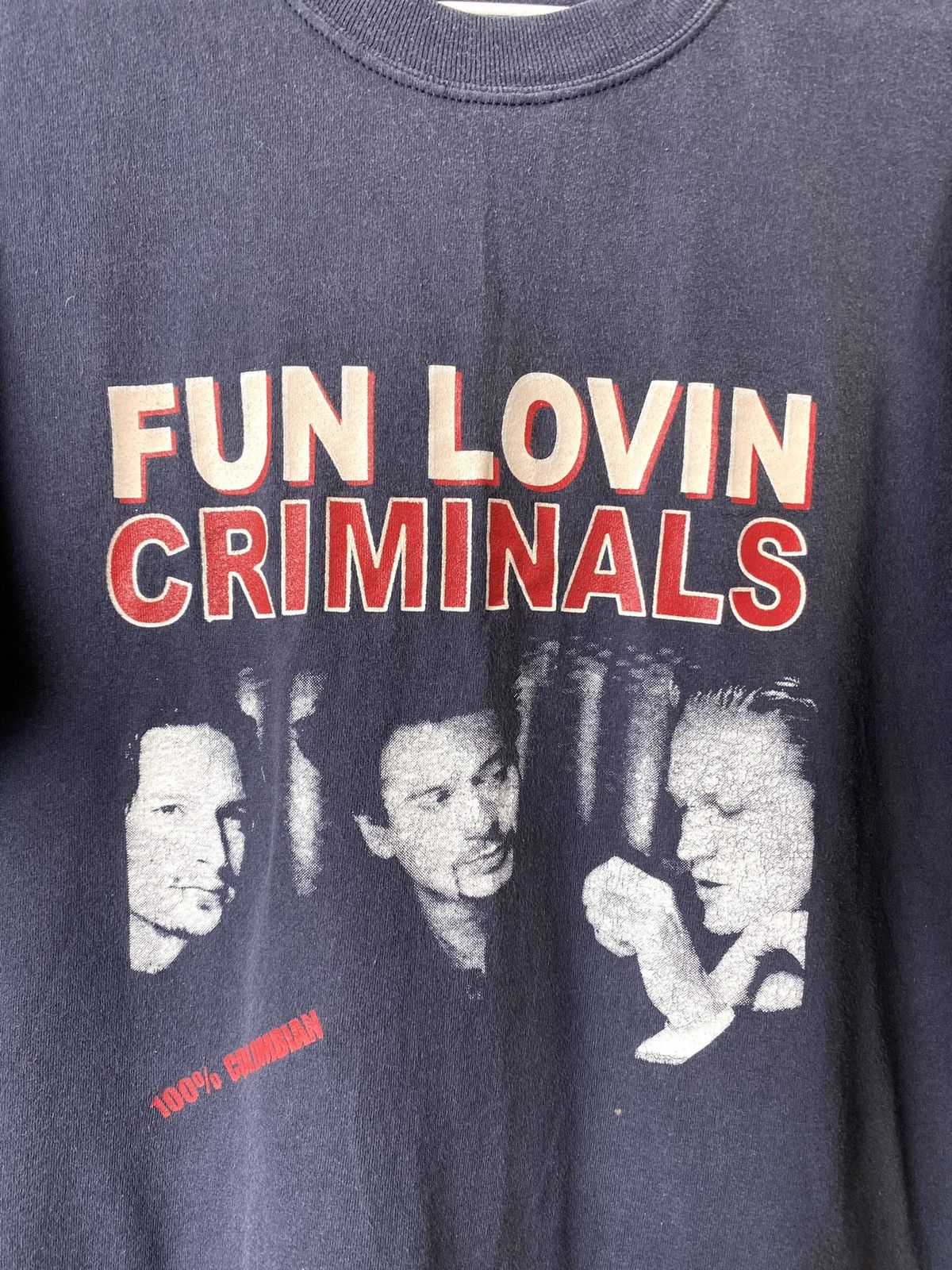 Band Tees Vintage Fun Lovin Criminals 100% Colombian T Shirt Size US M / EU 48-50 / 2 - 3 Thumbnail