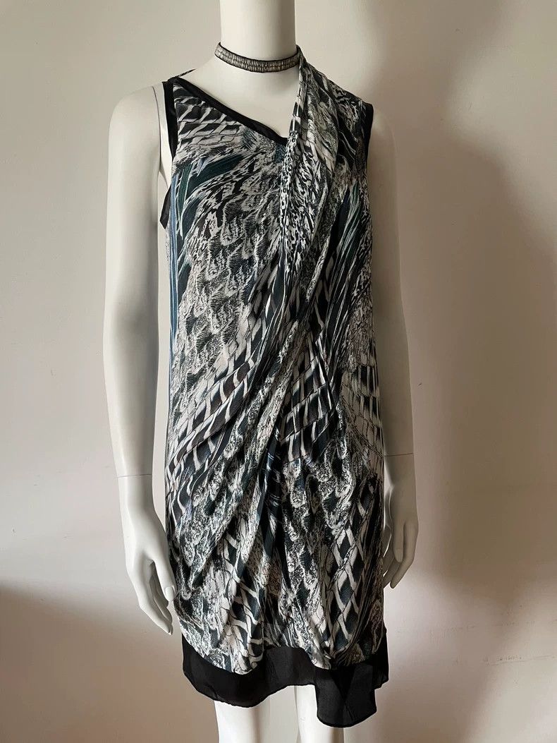 HELMUT LANG size4 A sheer silk dress