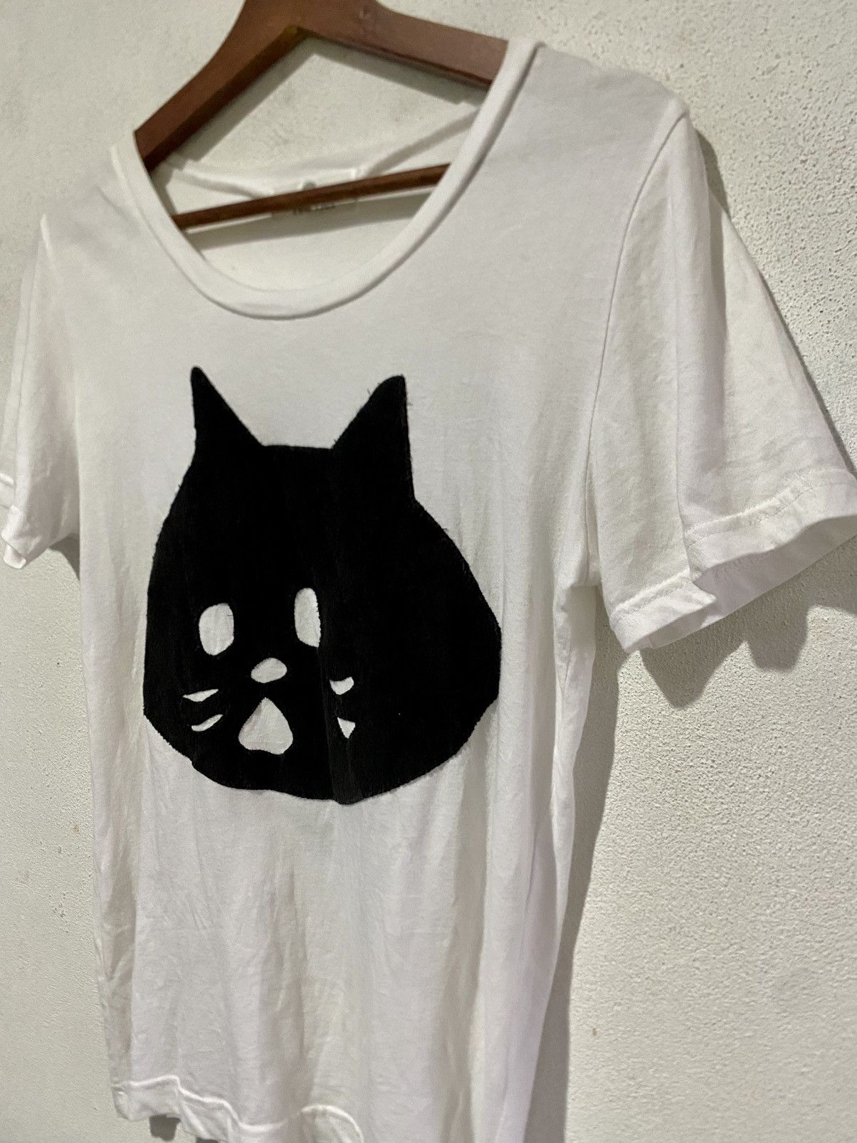 Issey Miyake × Japanese Brand × Ne-Net Ne-net White t shirt Big Logo Size M / US 6-8 / IT 42-44 - 5 Thumbnail